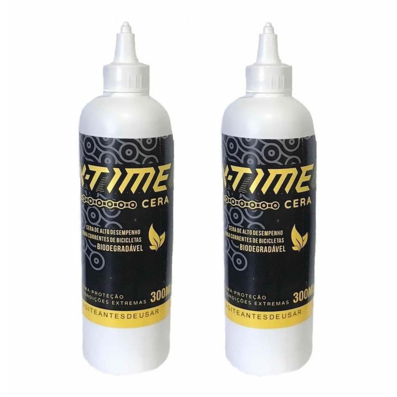 Kit de Óleo Lubrificante Corrente X-Time Cera Bike - 300ml - 2 Unidades - Foto 1