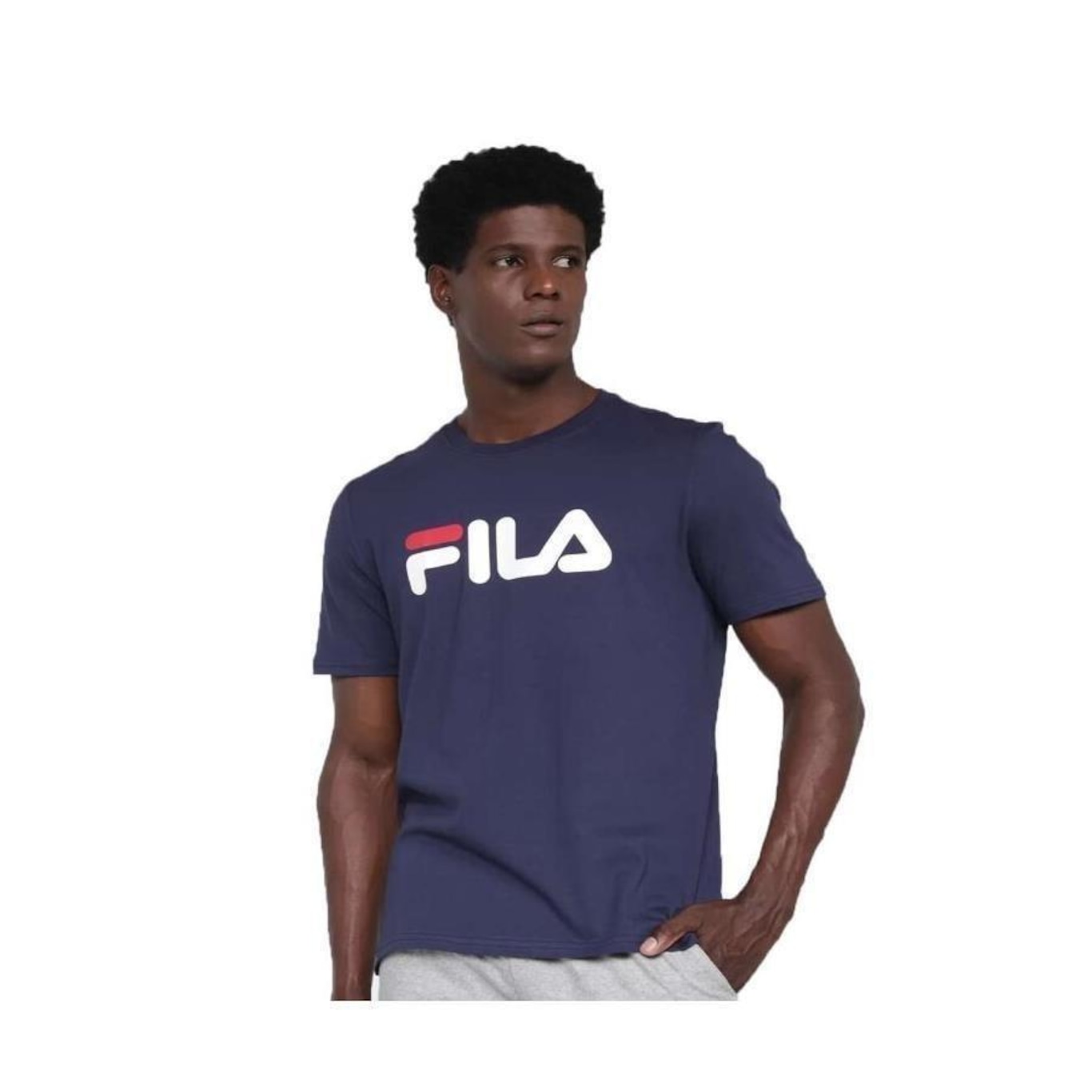 Camiseta Fila Letter Premium III - Masculina - Foto 1