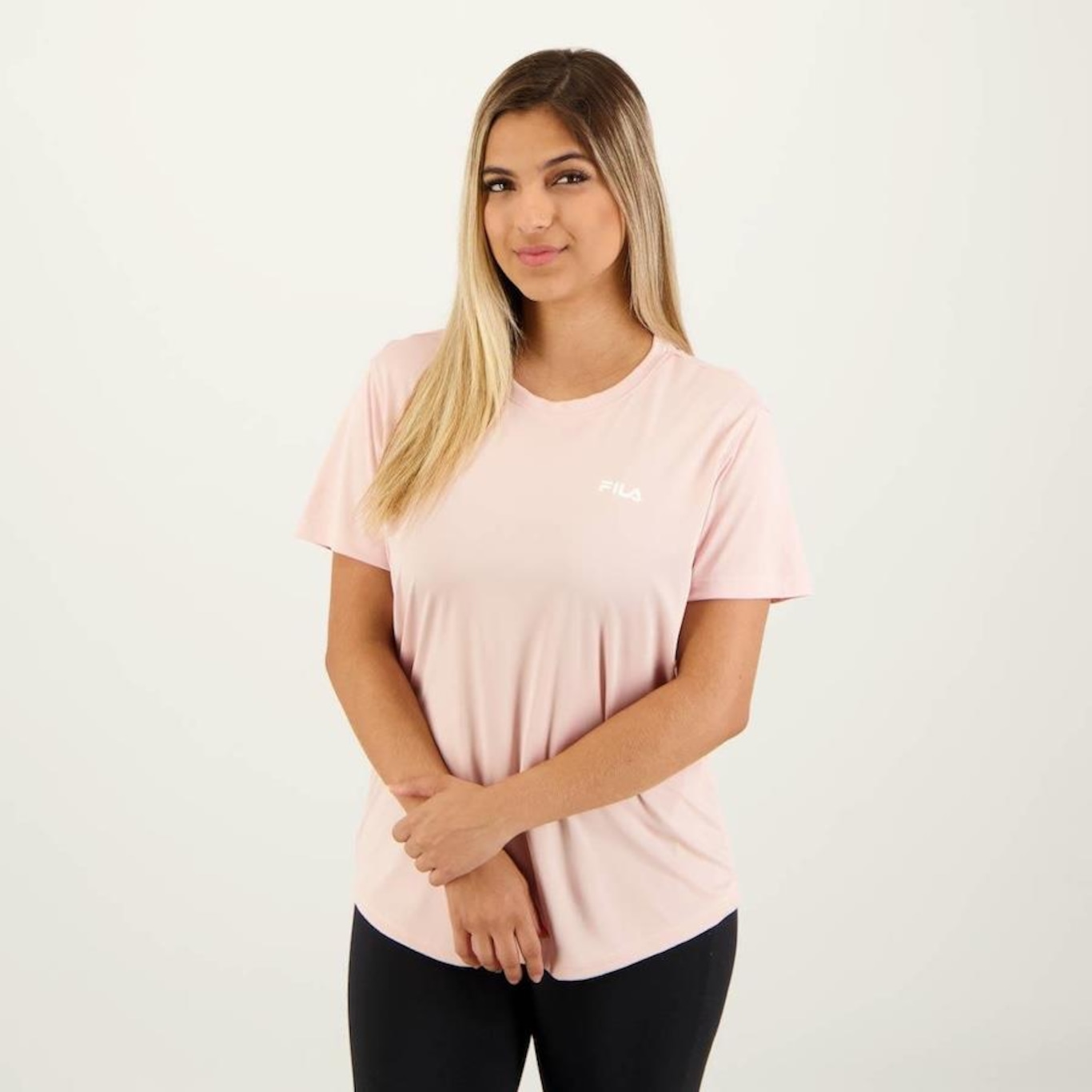 Camiseta Fila Basic Sports Polygin - Feminina - Foto 1