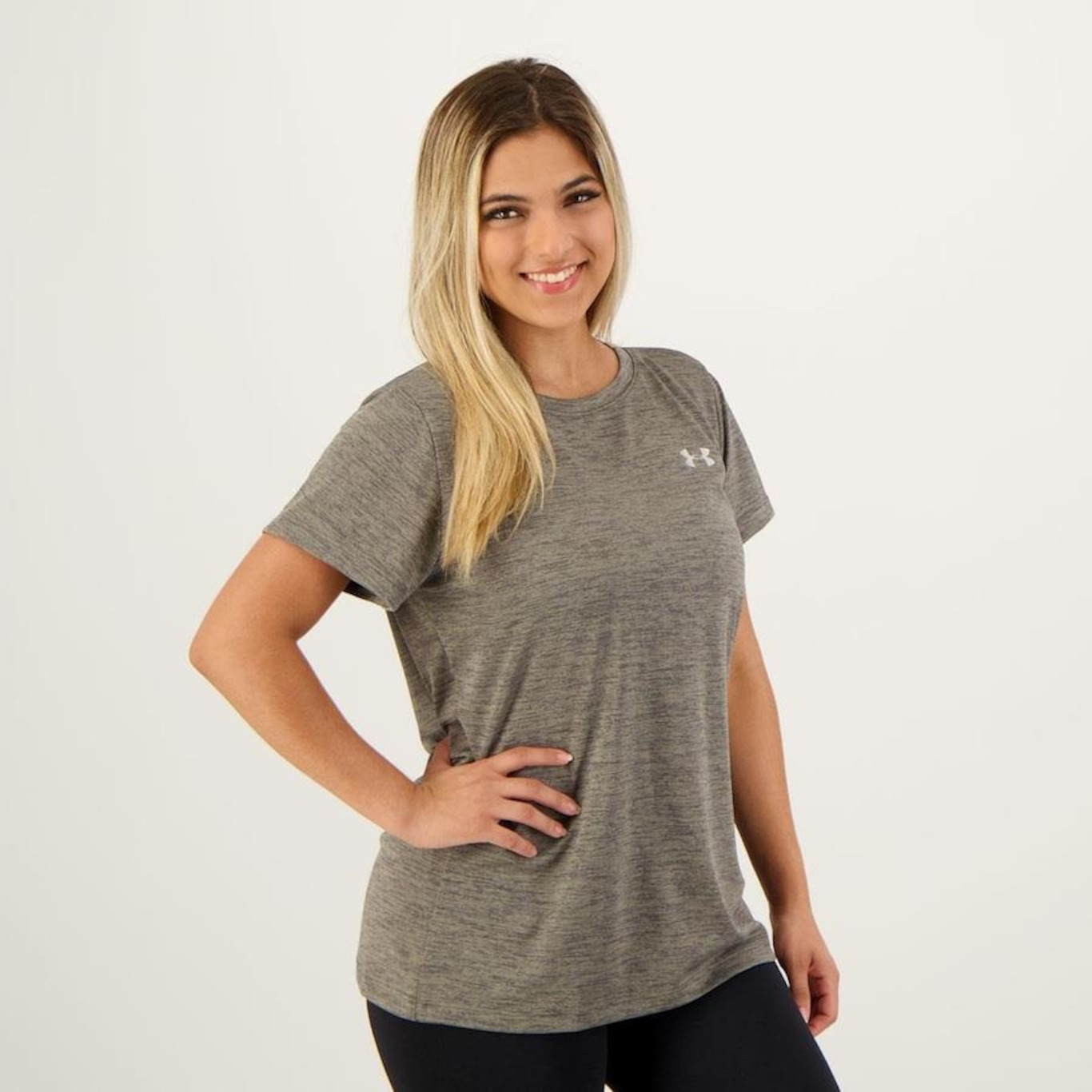 Camiseta Under Armour Tech Solid Brz - Feminina - Foto 2