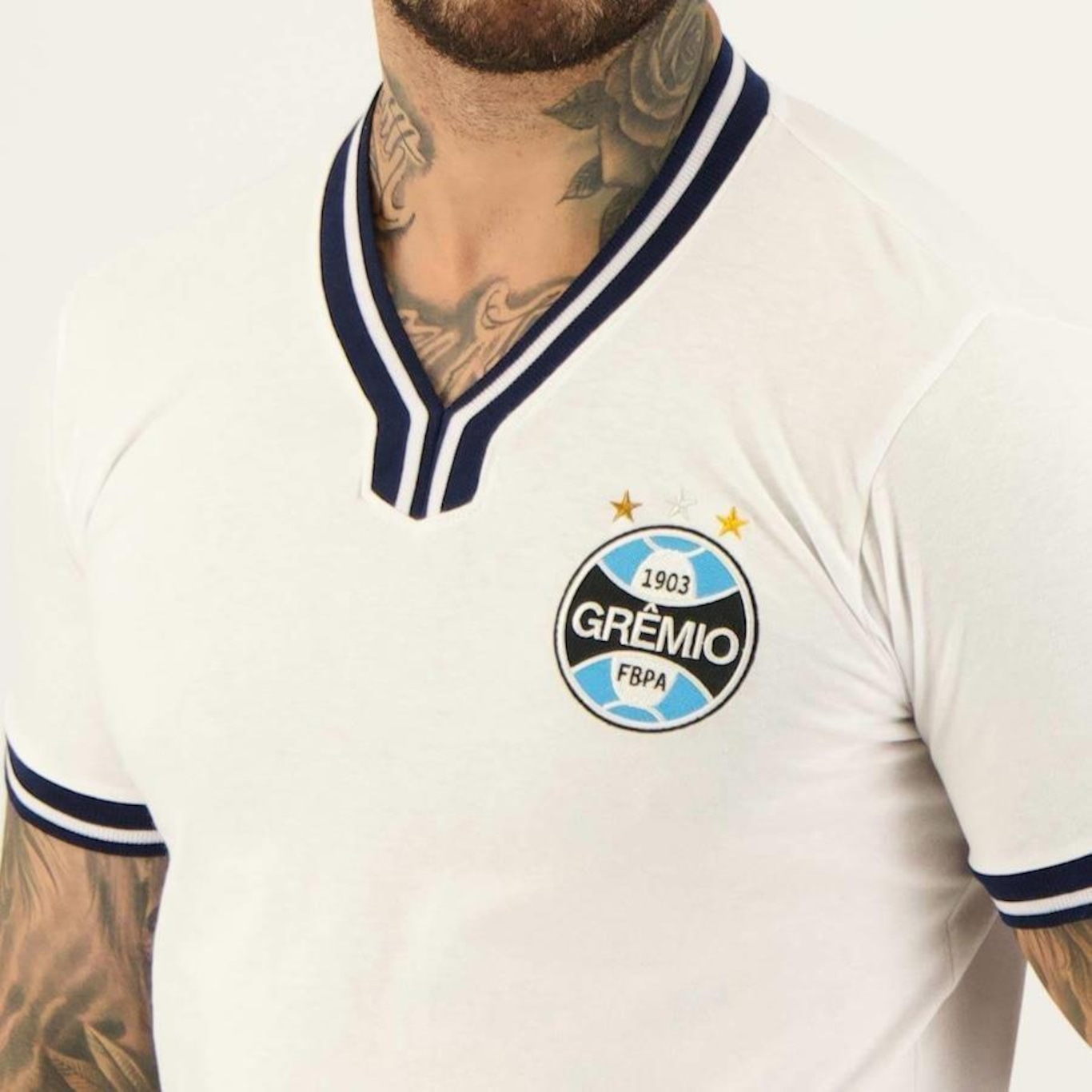 Camiseta do Grêmio SPR Vintage - Masculina - Foto 1