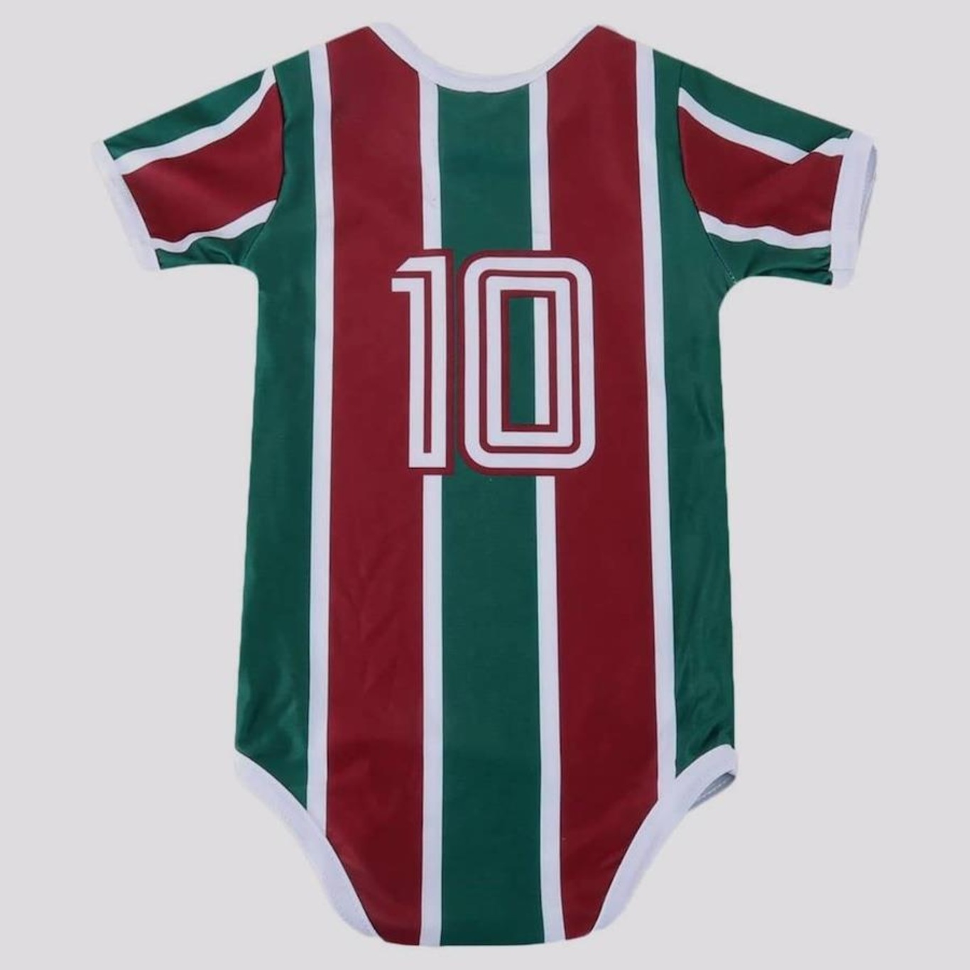 Body do Fluminense Torcida Baby Listrado UV - Infantil - Foto 2