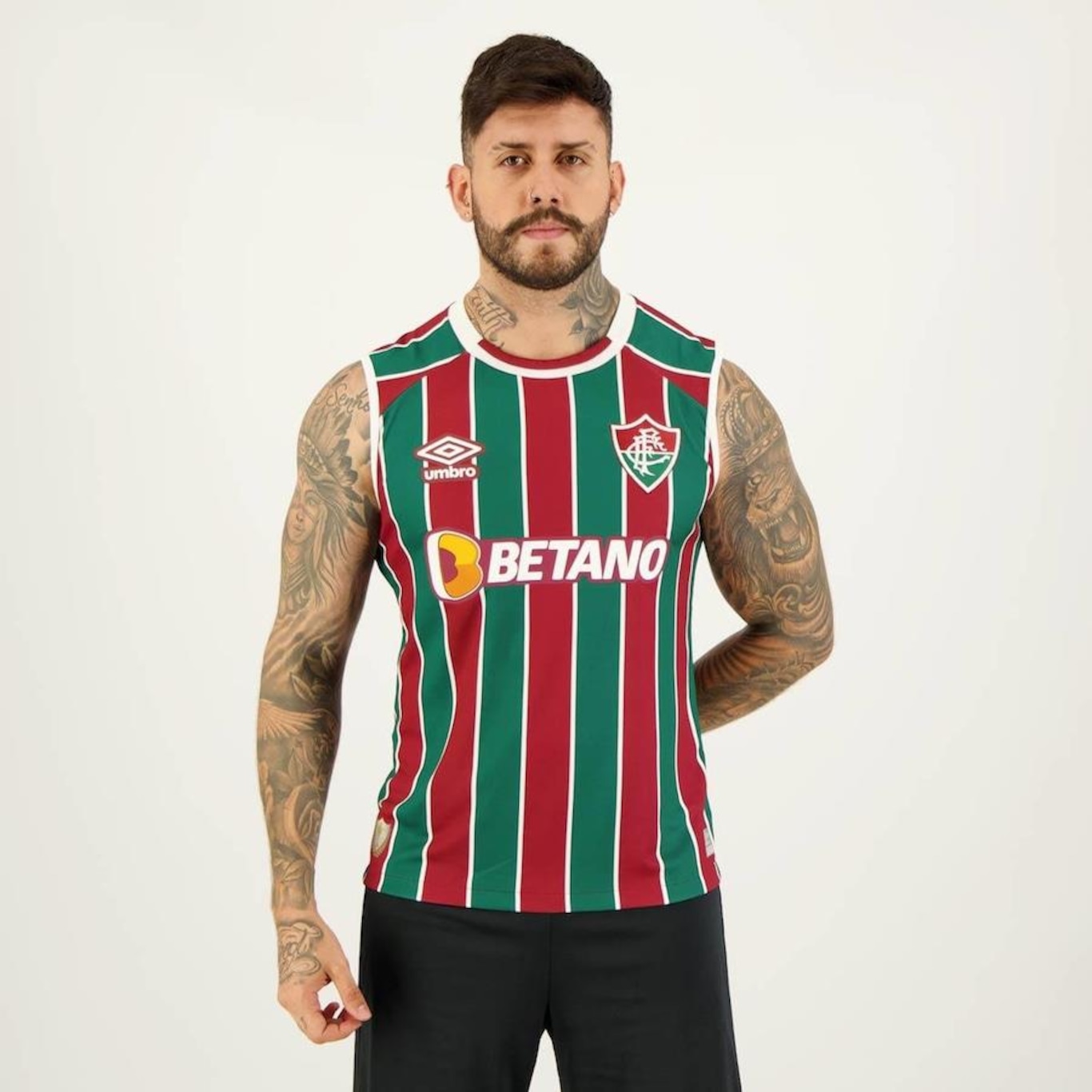 Camiseta Regata do Fluminense I 2023 Umbro - Masculina - Foto 1