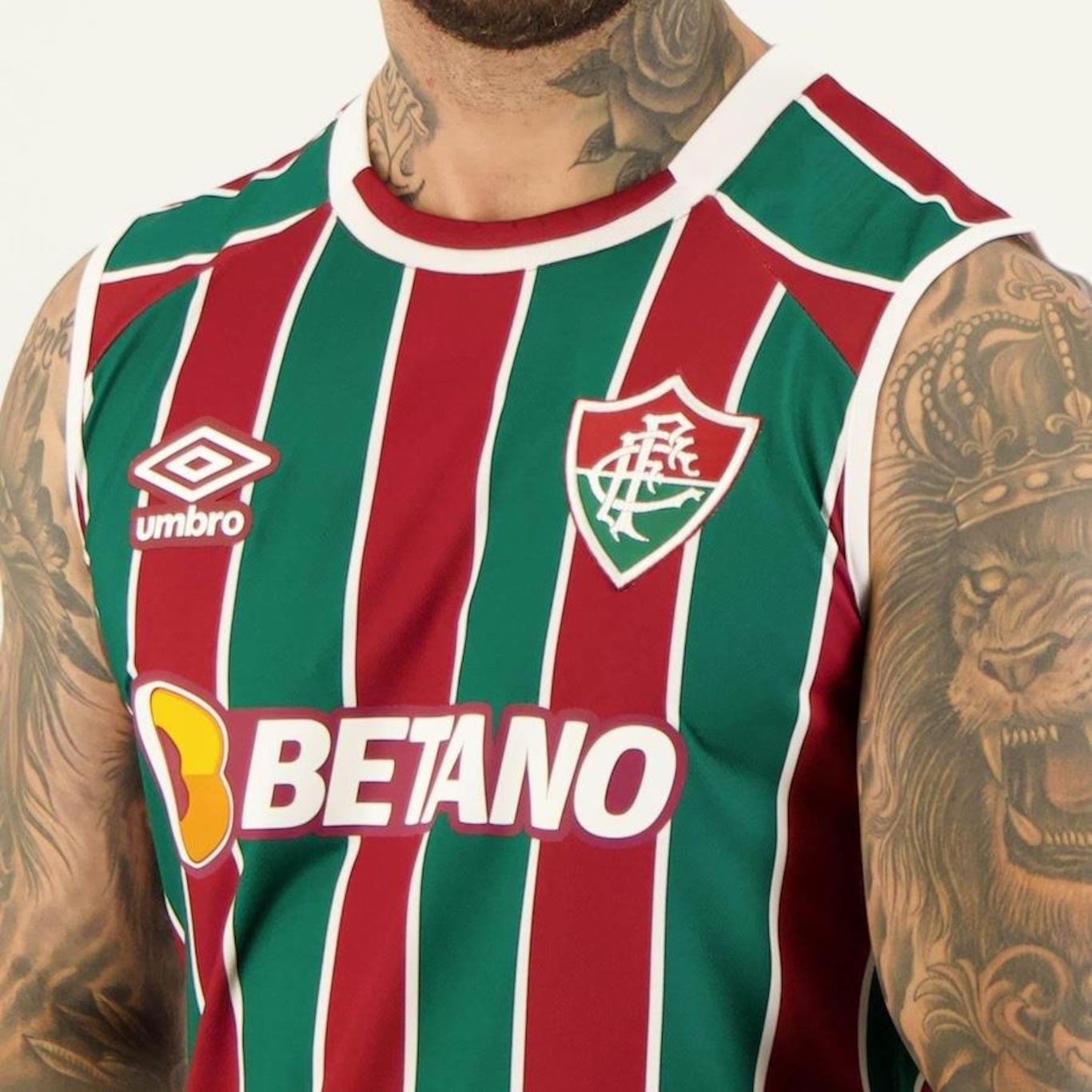 Camiseta Regata do Fluminense I 2023 Umbro - Masculina - Foto 4