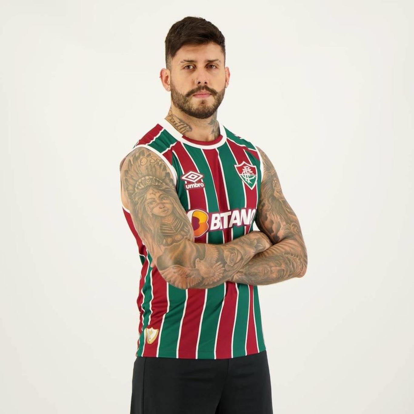 Camiseta Regata do Fluminense I 2023 Umbro - Masculina - Foto 5