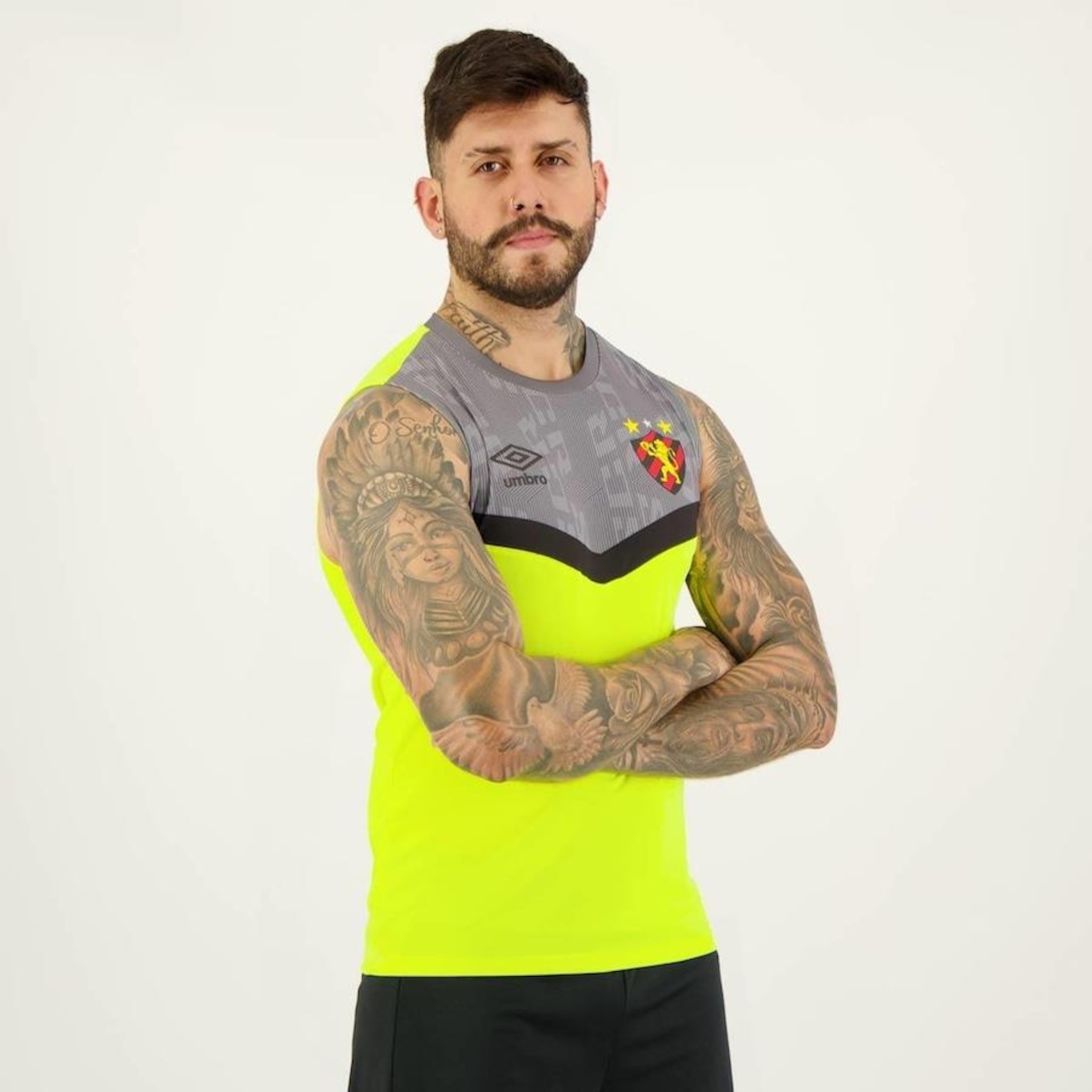 Camiseta Regata do Sport Recife Treino 2023 Umbro - Masculina - Foto 5