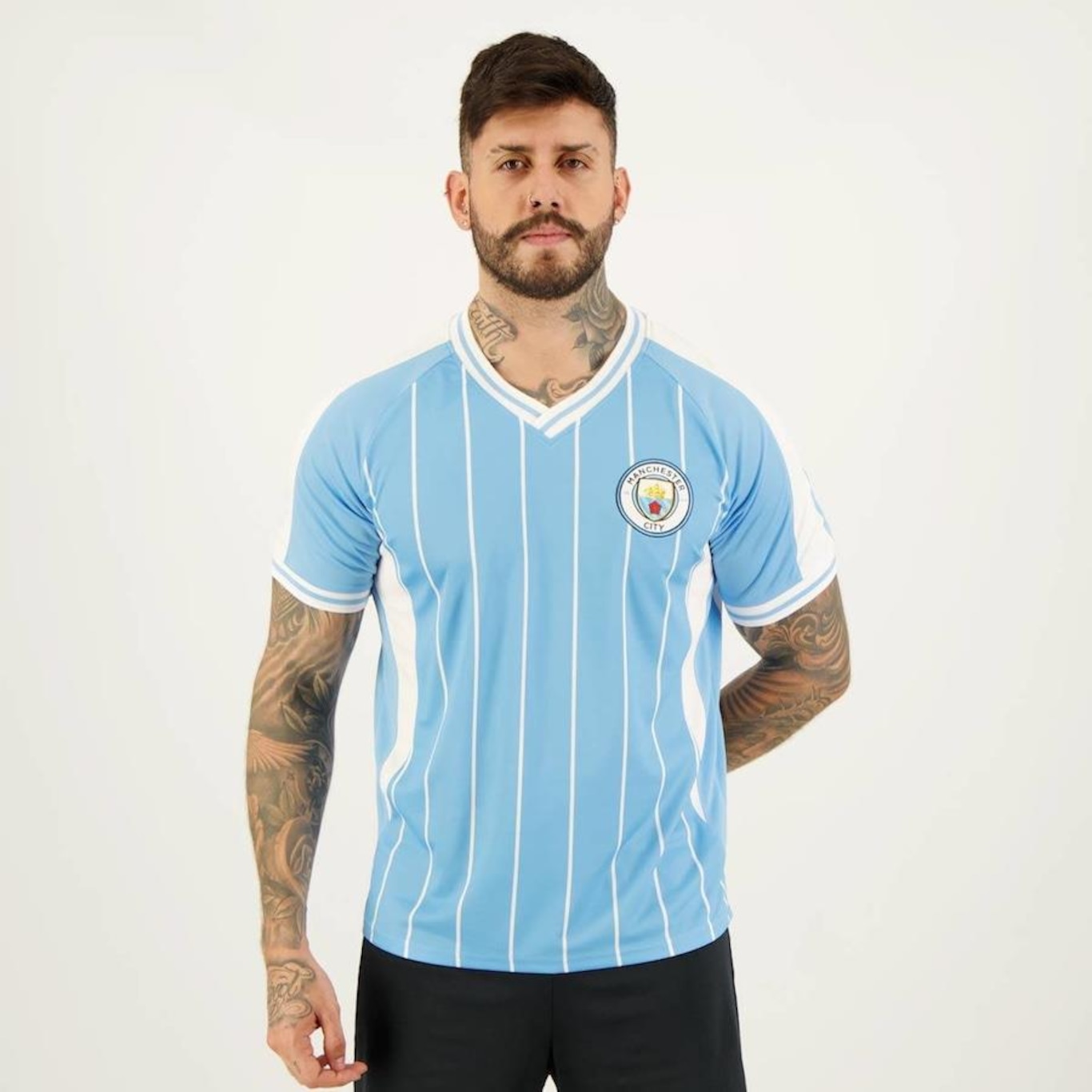 Camisa Manchester City SPR Inserts - Masculina - Foto 1