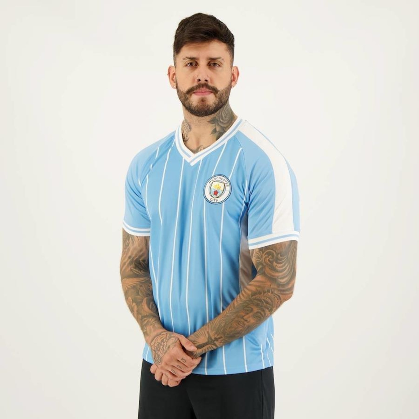 Camisa Manchester City SPR Inserts - Masculina - Foto 2