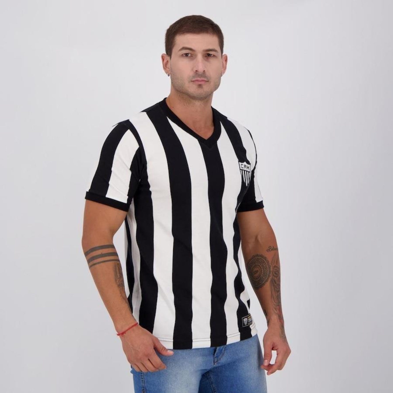 Camisa do Atlético Mineiro Retromania 1950 Retrô - Masculina - Foto 5