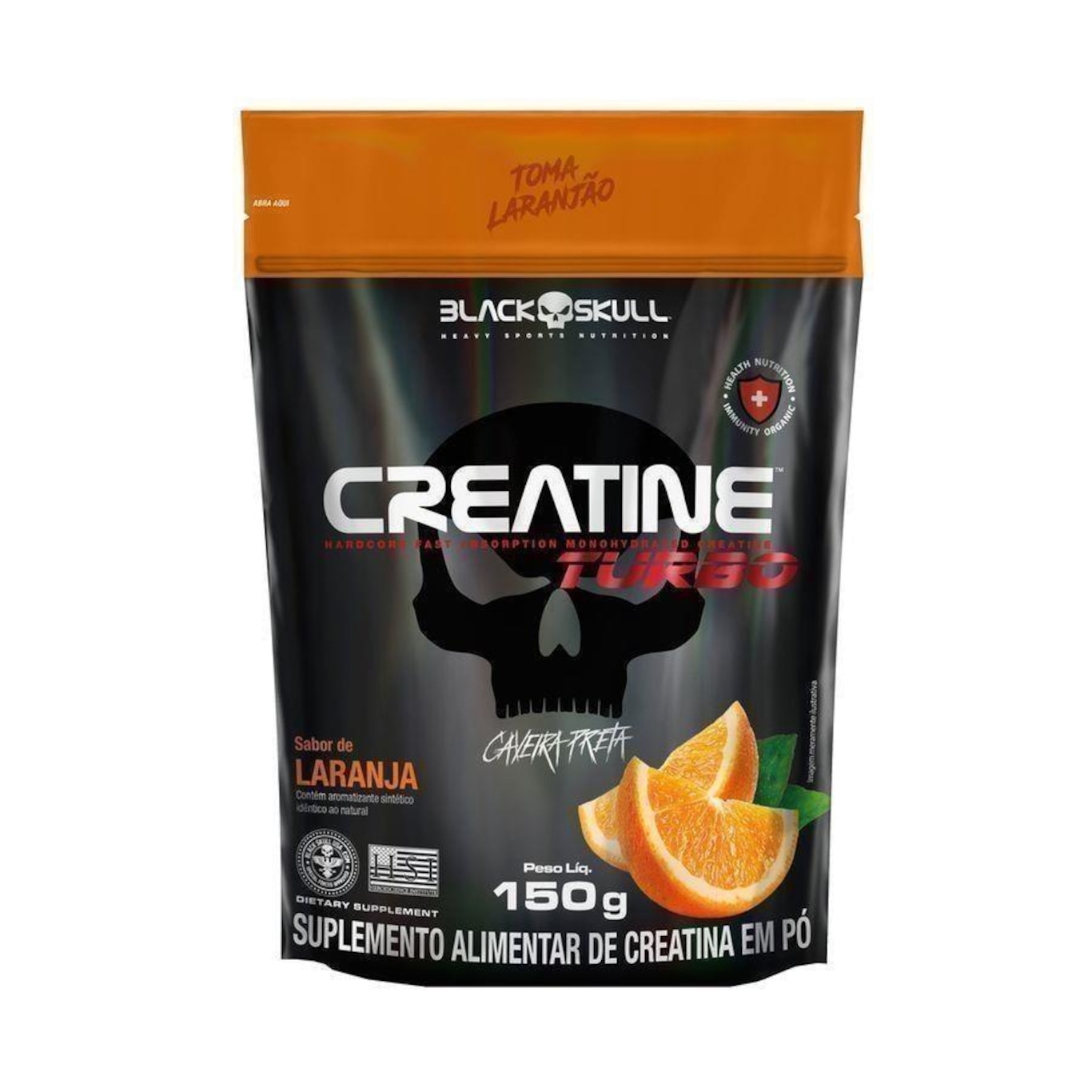 Creatina Turbo Black Skull Refil - 150g - Foto 1