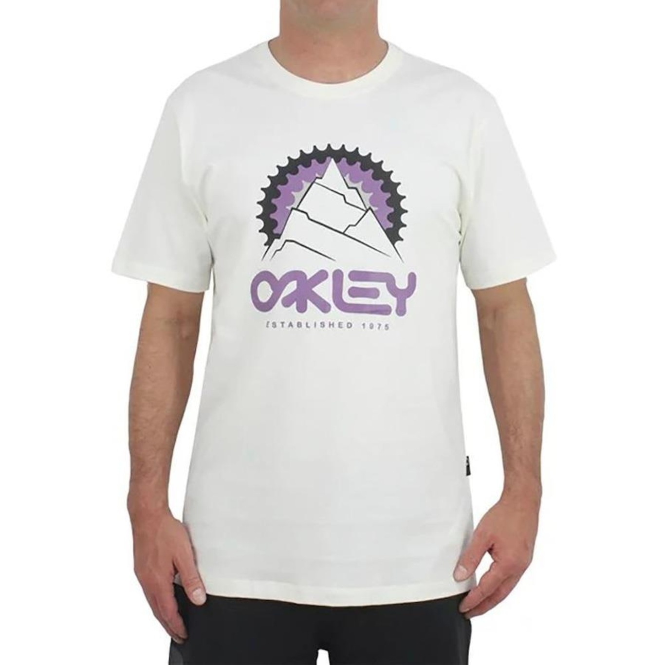 Camiseta Oakley Skull Dia De Los Muertos Tee Off White