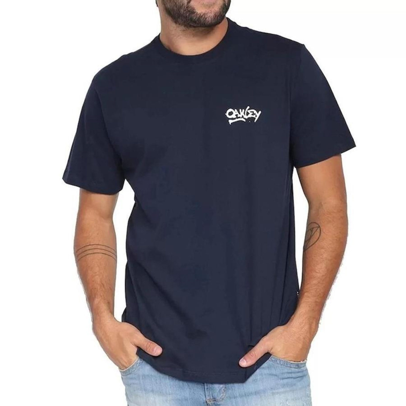 Camiseta Oakley High Definition Optics Graphic S24 Navy - Masculina - Foto 1