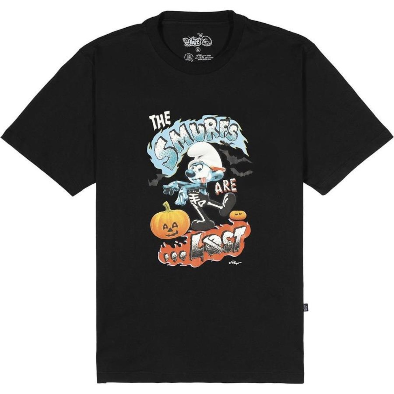 Camiseta Lost Smurfs Halloween - Masculina - Foto 1