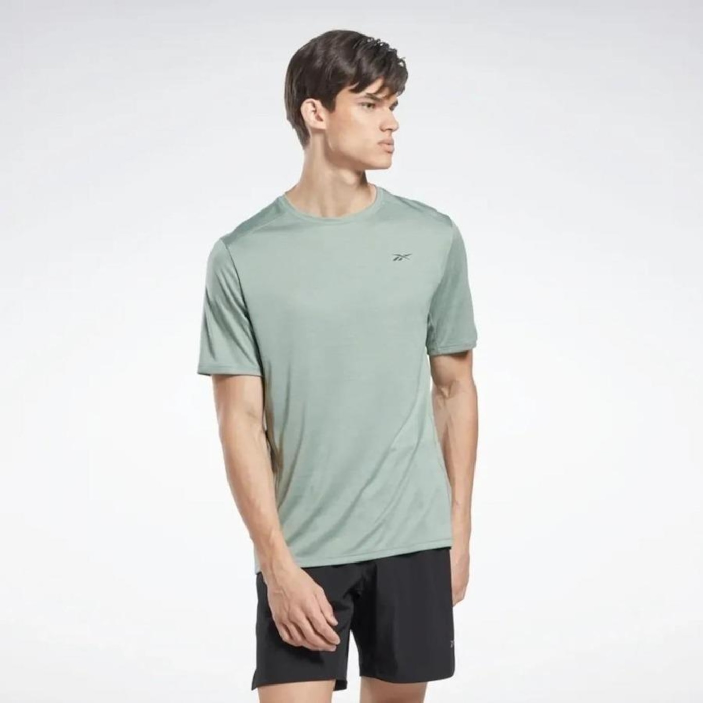 Camiseta Reebok Melange Tee - Masculina - Foto 3