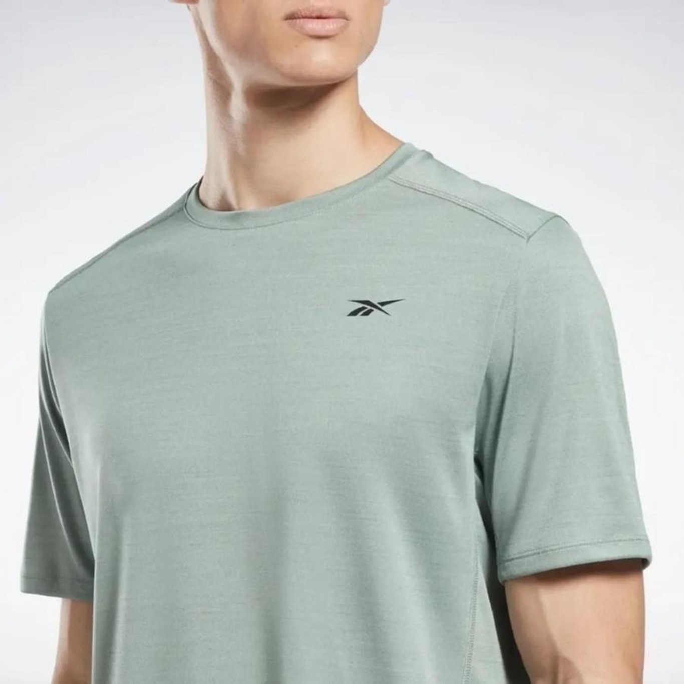 Camiseta Reebok Melange Tee - Masculina - Foto 5