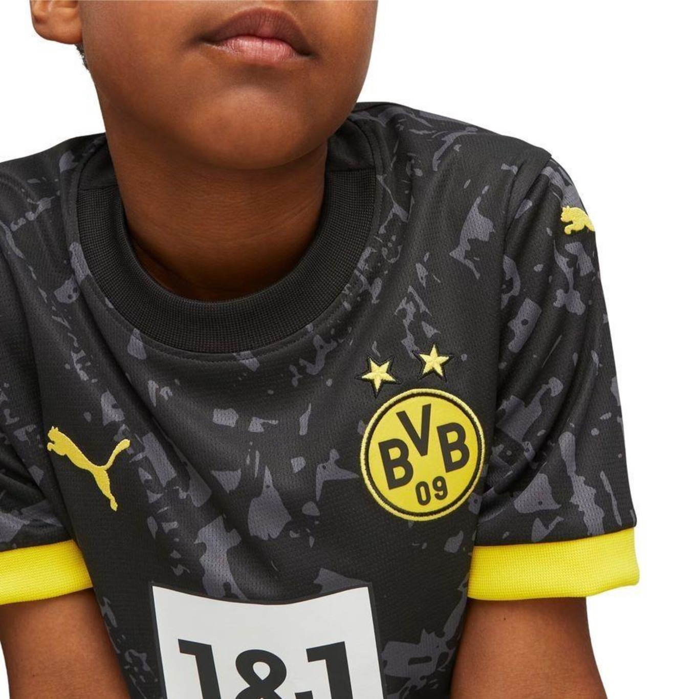 Camisa Borussia Dortmund 23/24 II Puma - Infantil - Foto 4