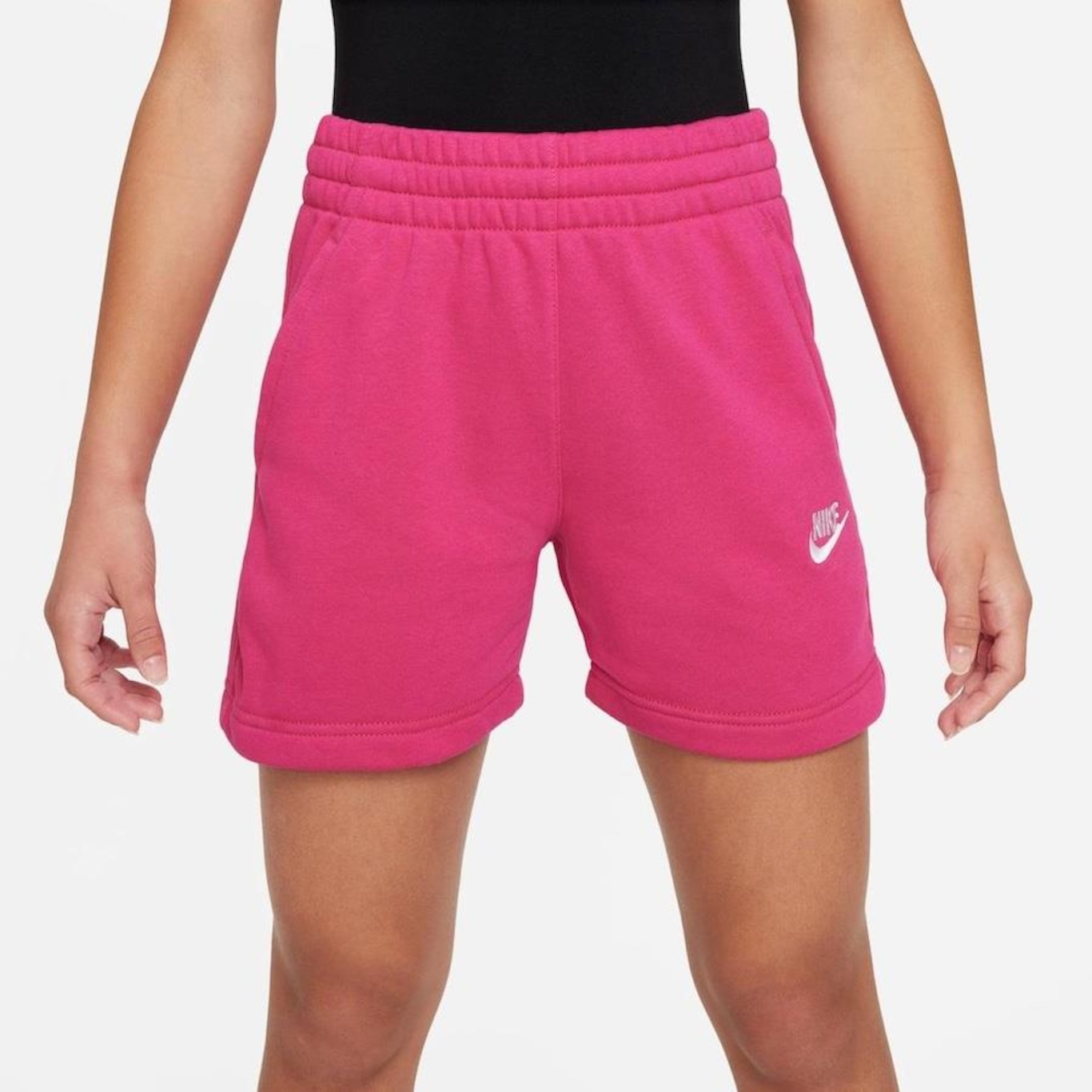 Short Nike Sportswear Club Fleece - Infantil - Foto 2