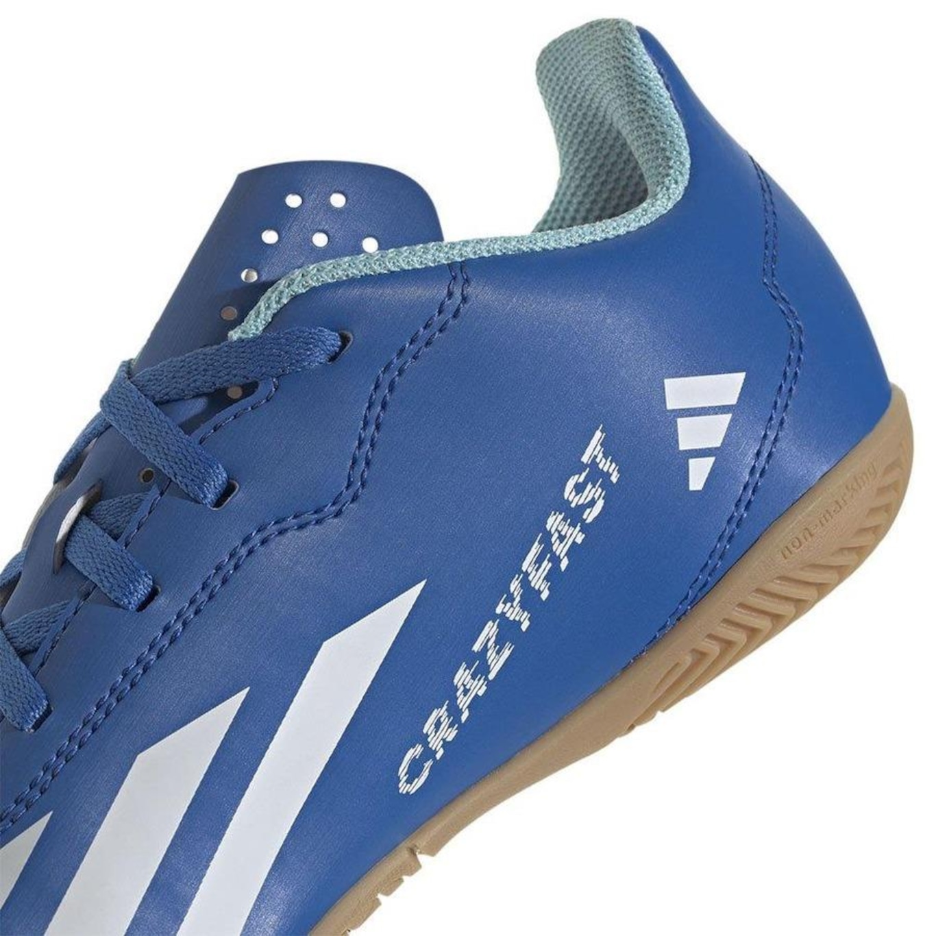 Chuteira Futsal adidas X Crazyfast 4 - Infantil - Foto 4