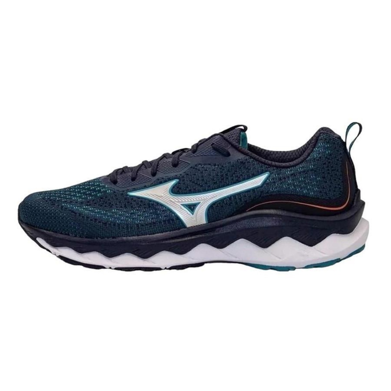 Kit Tênis Mizuno Wave Way 3 + Par de Meia - Masculino - Foto 2