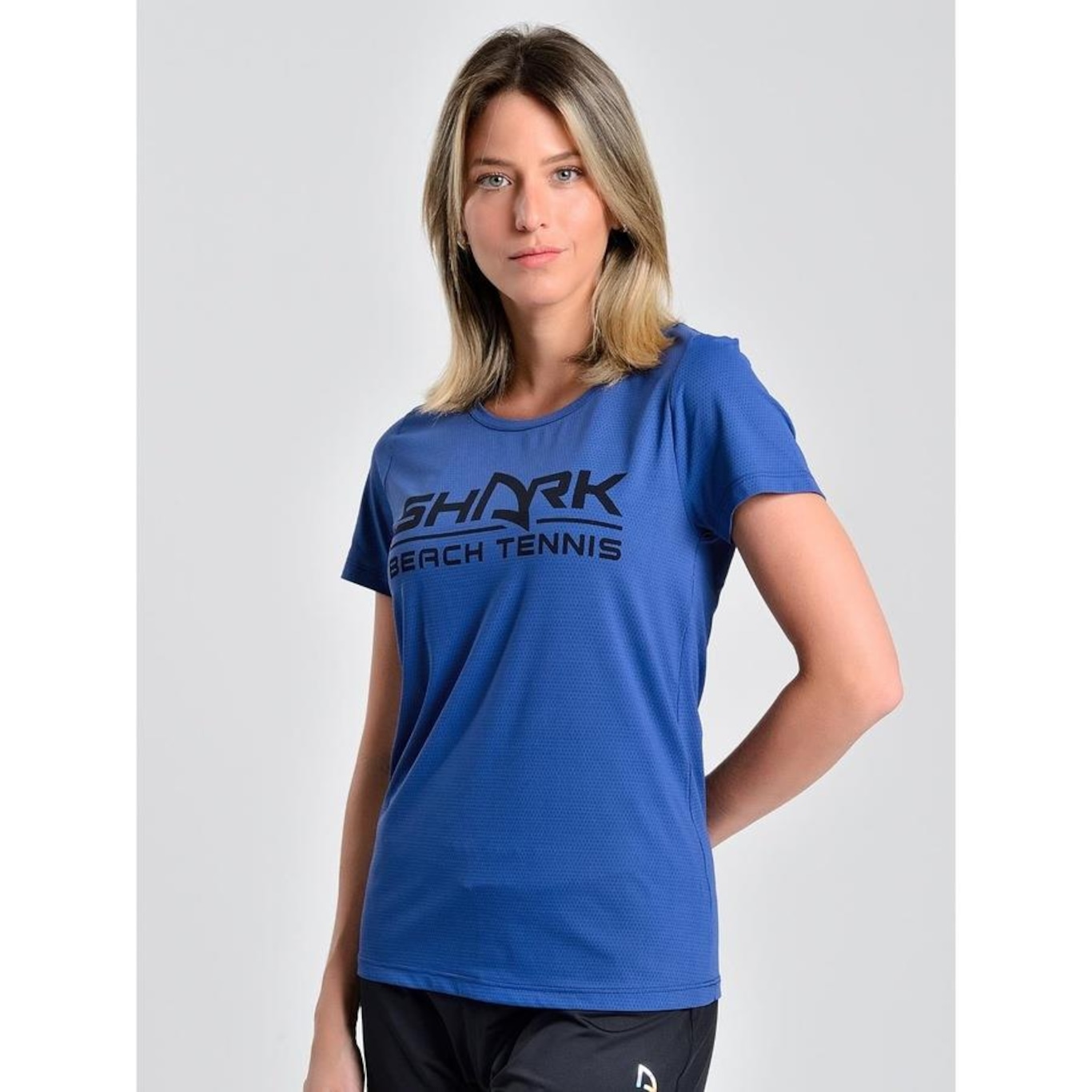 Camiseta Baby Look Shark Shf23I060 - Feminina - Foto 3