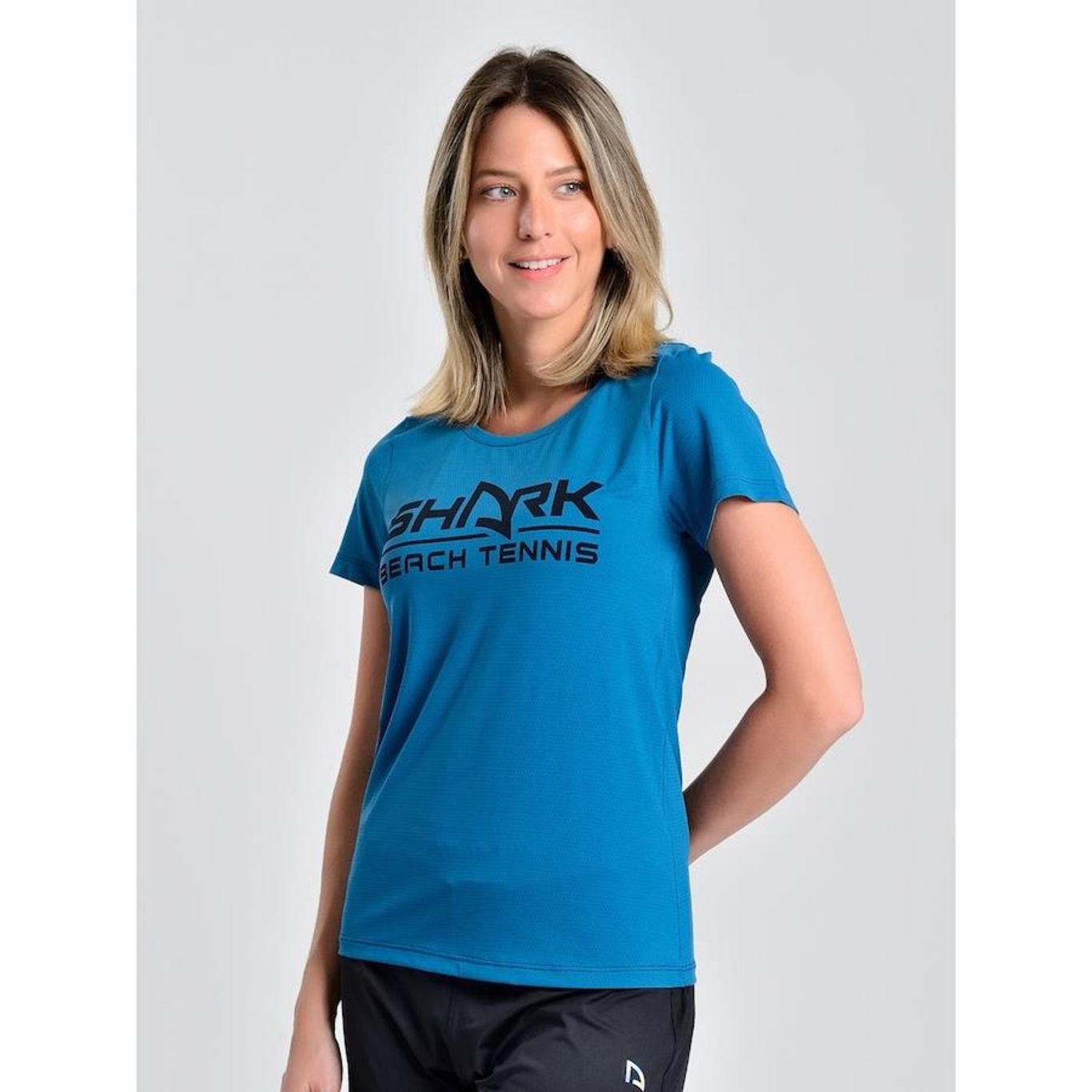 Camiseta Baby Look Shark Shf23I060 - Feminina - Foto 4