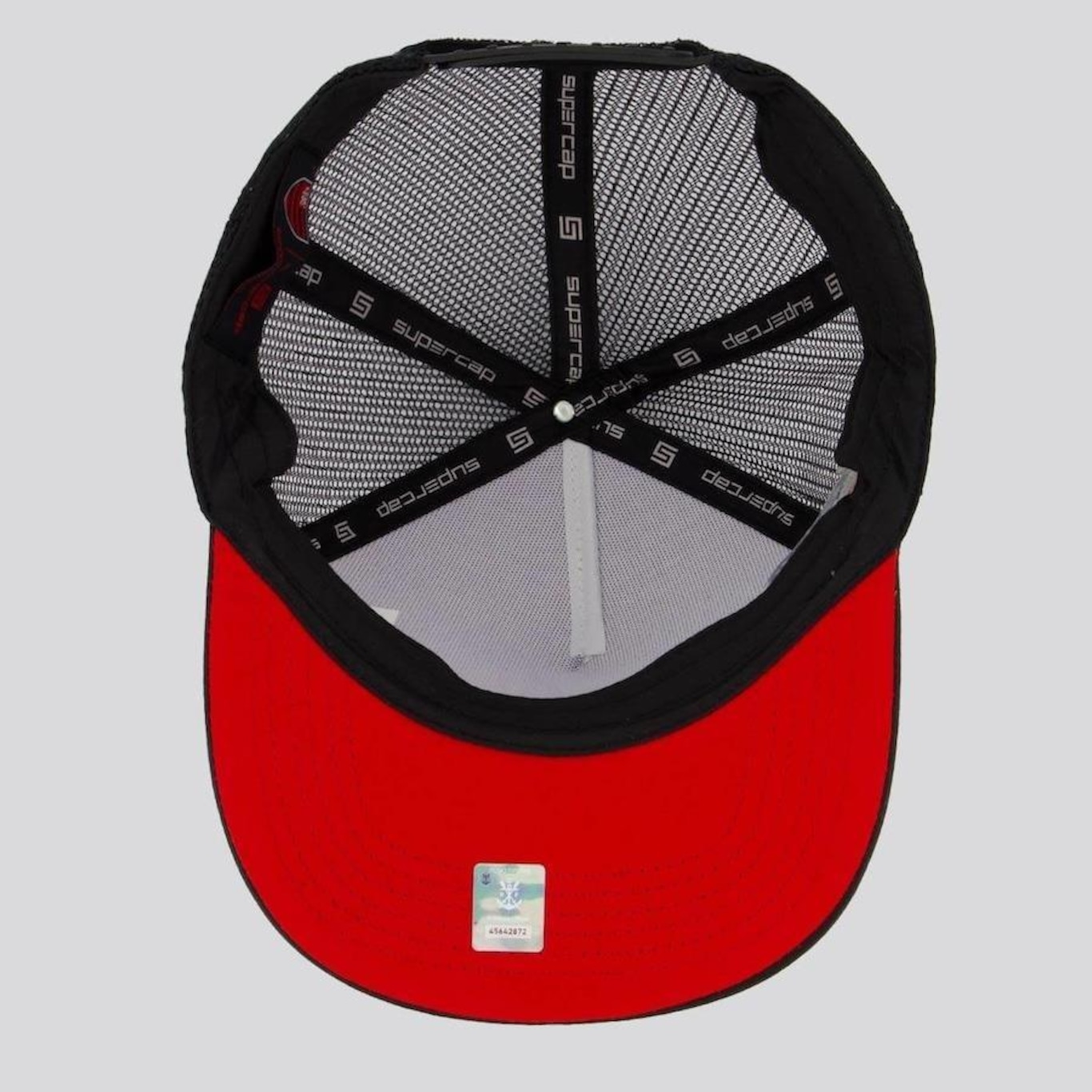 Boné Aba Curva do Flamengo Supercap Americano - Snapback - Adulto - Foto 4