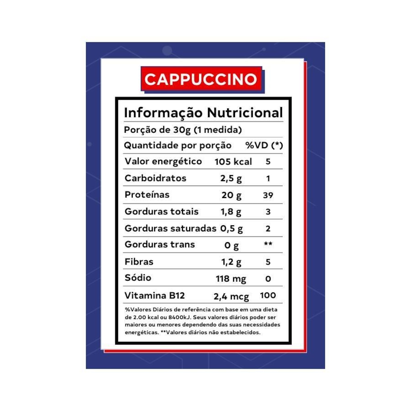 Proteína Dobro - Cappuccino - 450g - Foto 2