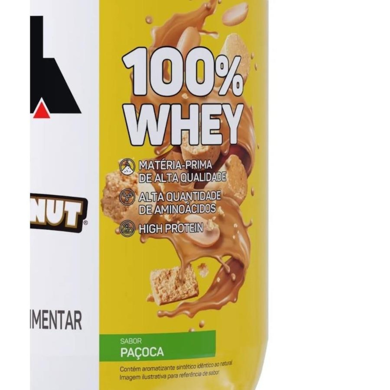 Whey 100% DR Peanut Paçoca 900g - SOLEVITA PRODUTOS NATURAIS