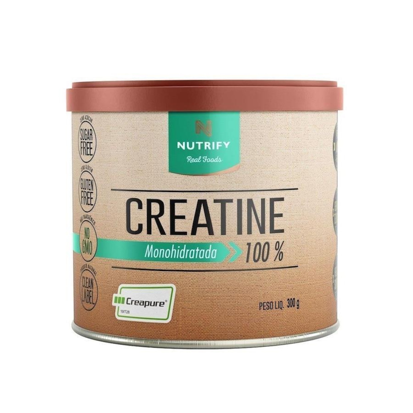 Creatina Creapure 100% Pura Vegana Nutrify - 300g - Foto 1