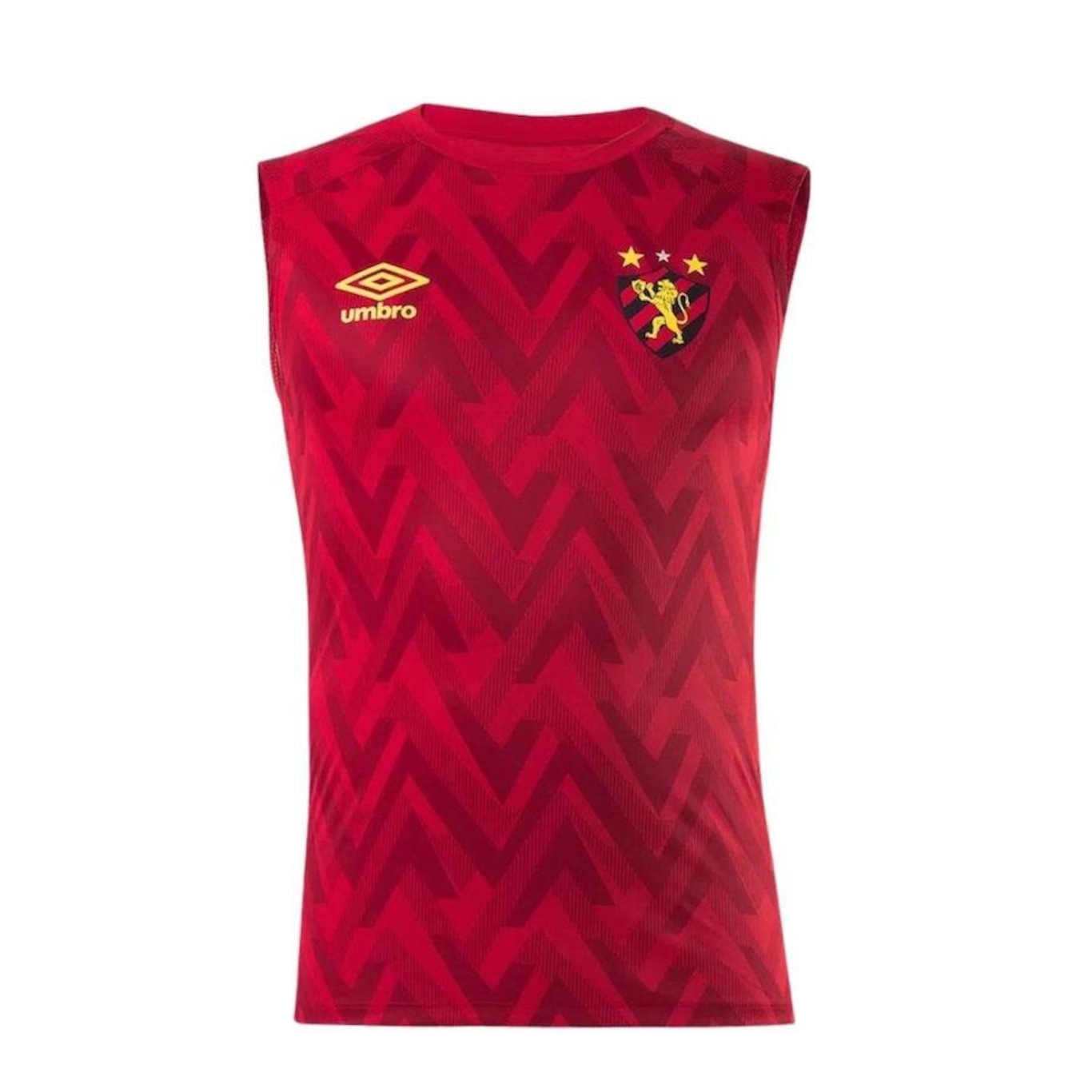 Camisa Regata Aquecimento do Sport Recife 2021 Umbro - Masculina - Foto 1