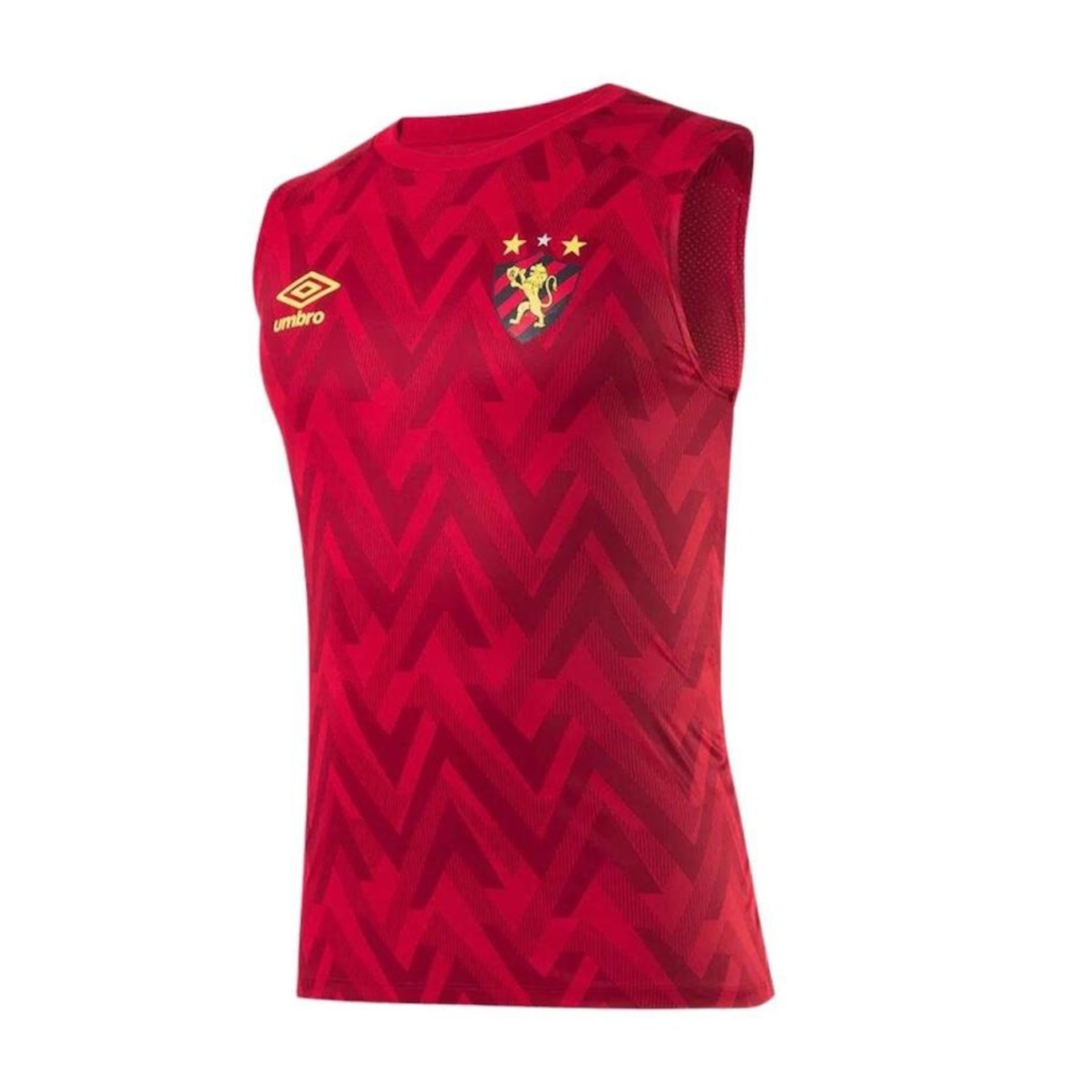 Camisa Regata Aquecimento do Sport Recife 2021 Umbro - Masculina - Foto 2