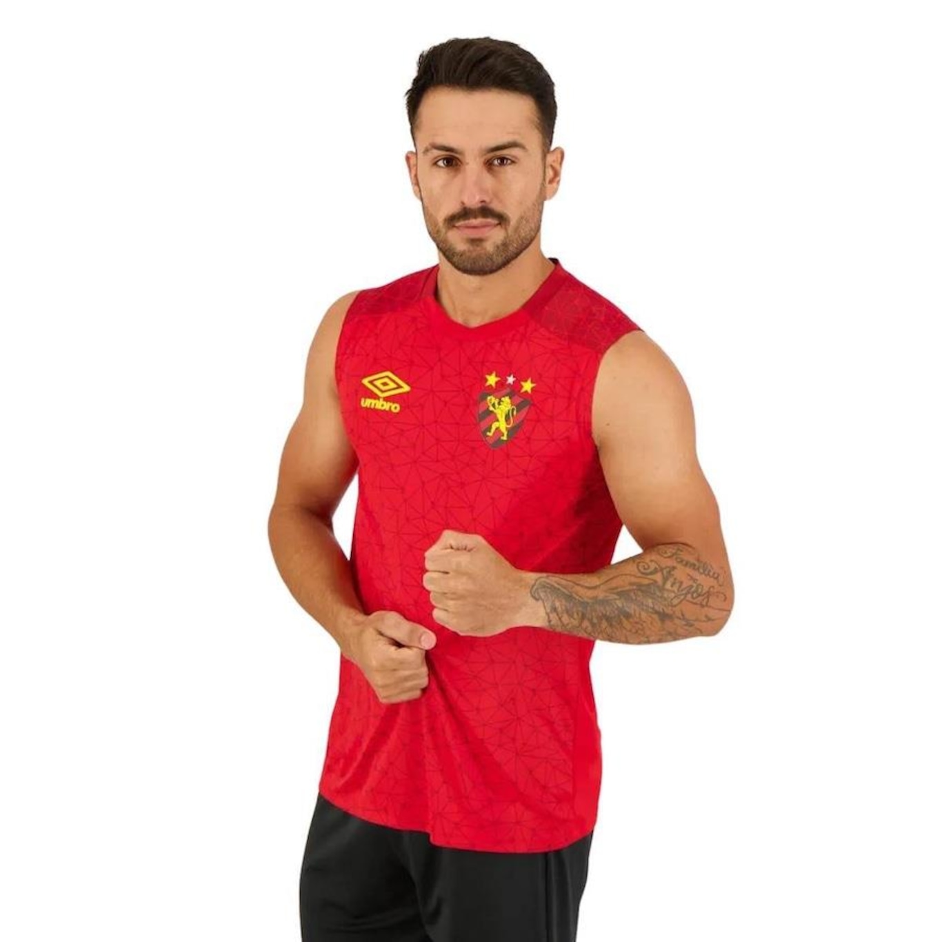 Camisa Regata do Sport Recife 2022 Aquecimento Umbro - Masculina - Foto 2