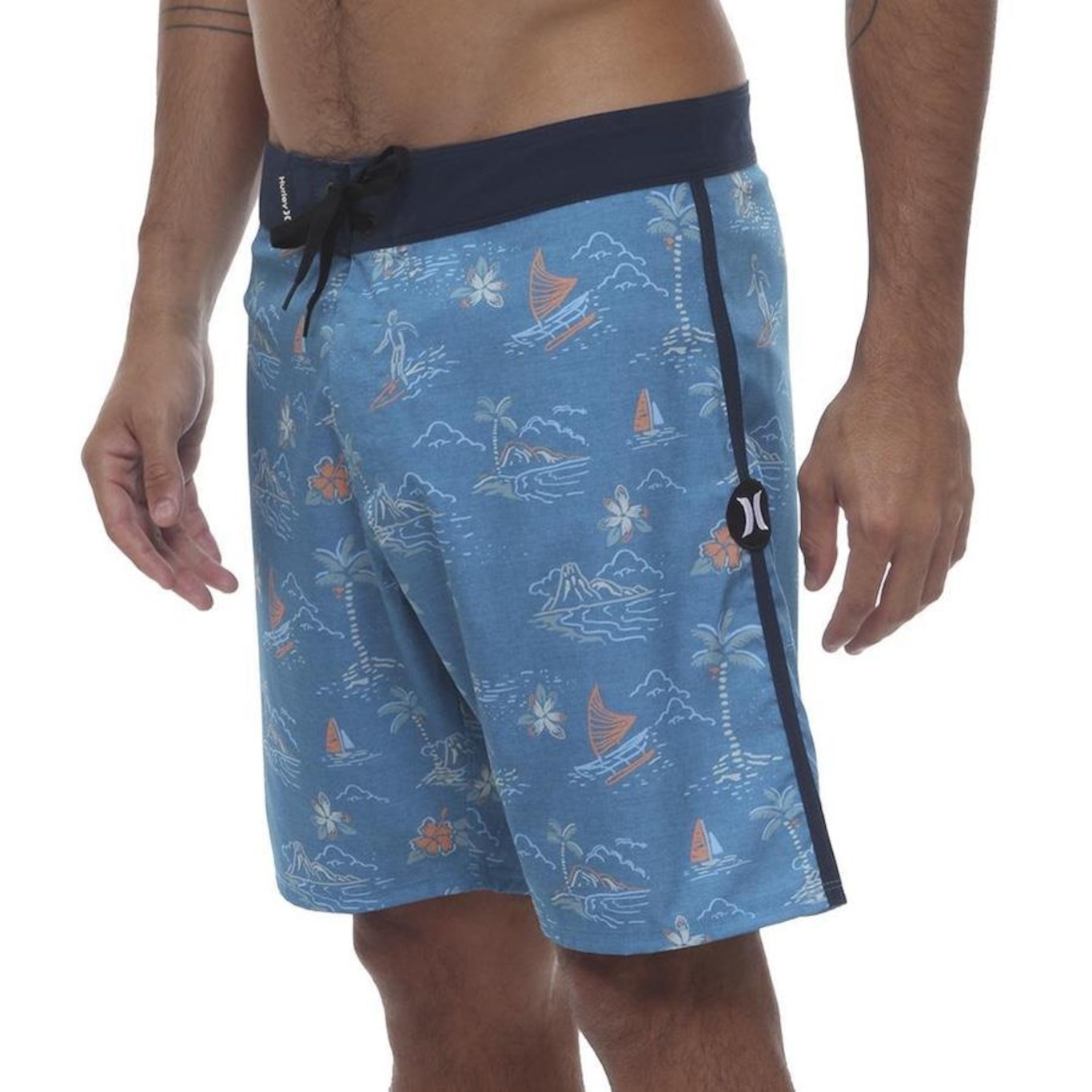 Bermuda Hurley Aloha 18" Wt23 - Masculina - Foto 3