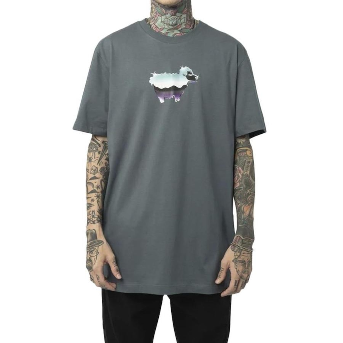 Camiseta Lost Chrome Sheep - Masculina - Foto 1