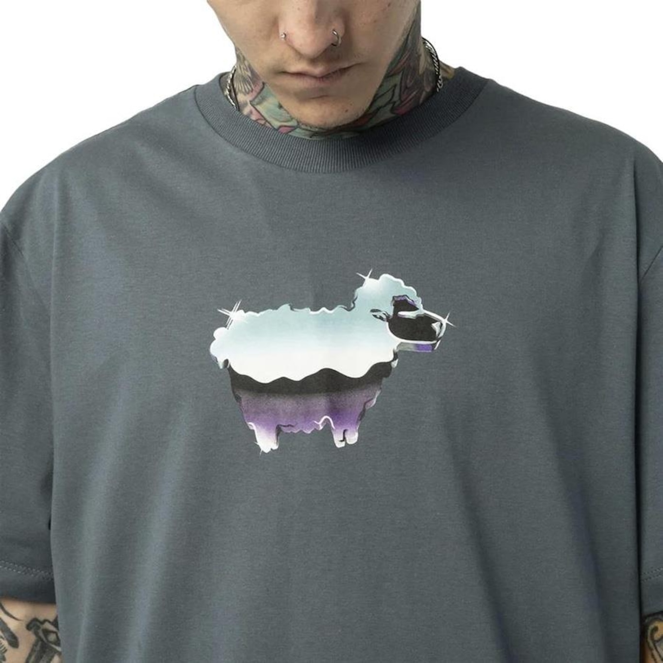 Camiseta Lost Chrome Sheep - Masculina - Foto 2