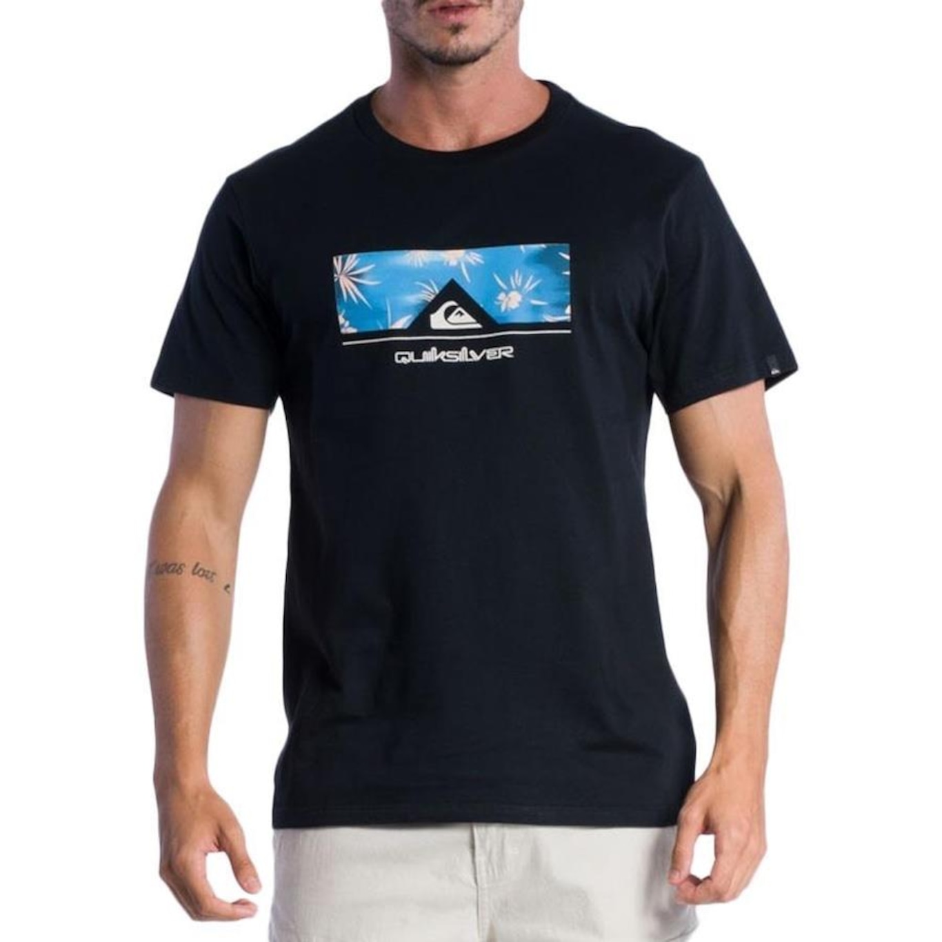 Camiseta Quiksilver Postcard - Masculina - Foto 1