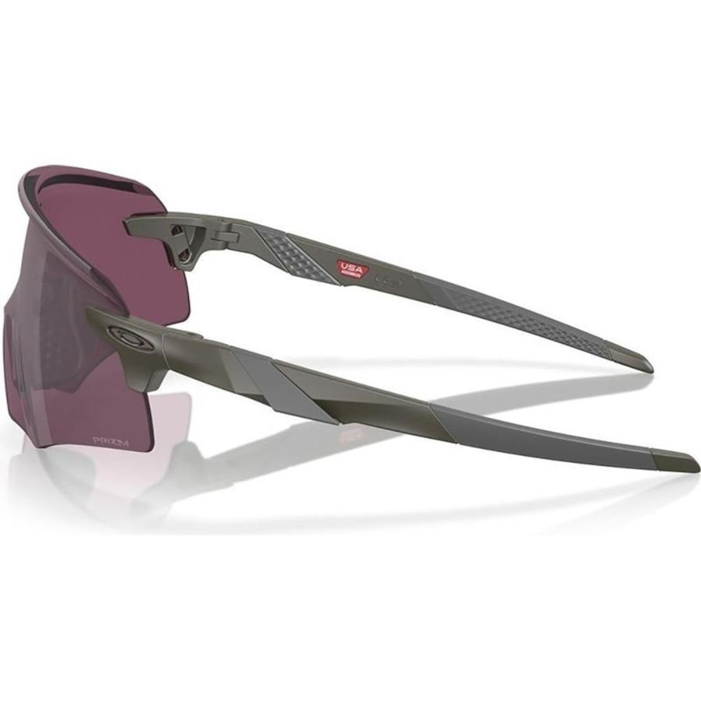 Óculos de Sol Unissex Oakley Encoder Matte Olive Prizm Road Black - Foto 2