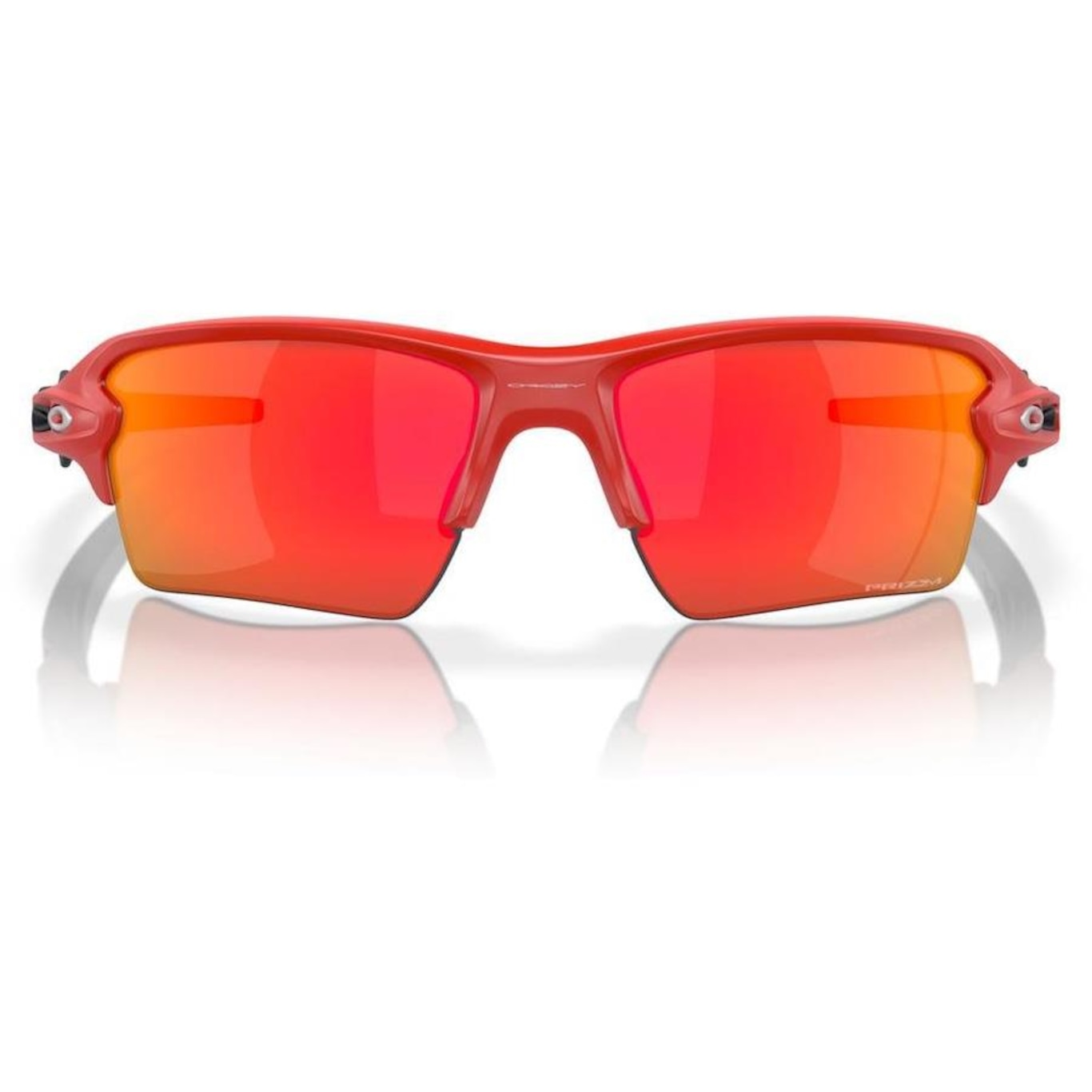 Óculos de Sol Unissex Oakley Flak 2.0 Xl Matte Redline Prizm Ruby - Foto 4