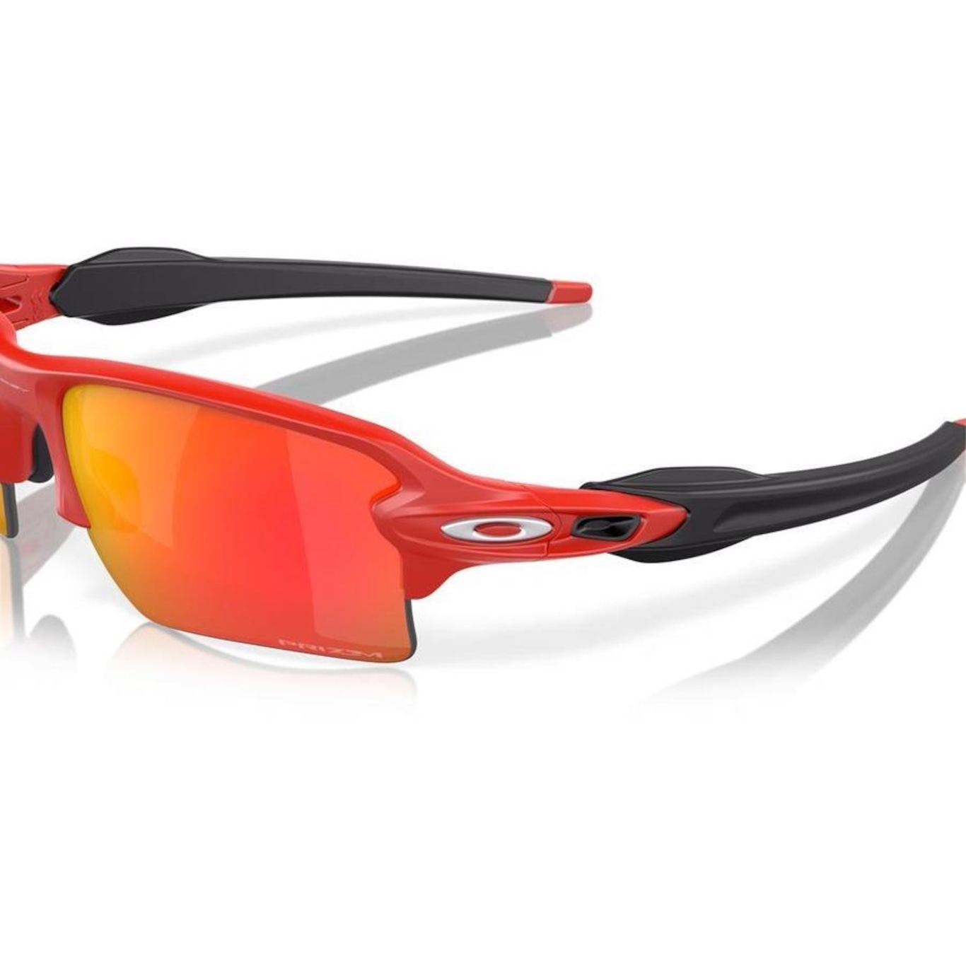 Óculos de Sol Unissex Oakley Flak 2.0 Xl Matte Redline Prizm Ruby - Foto 6