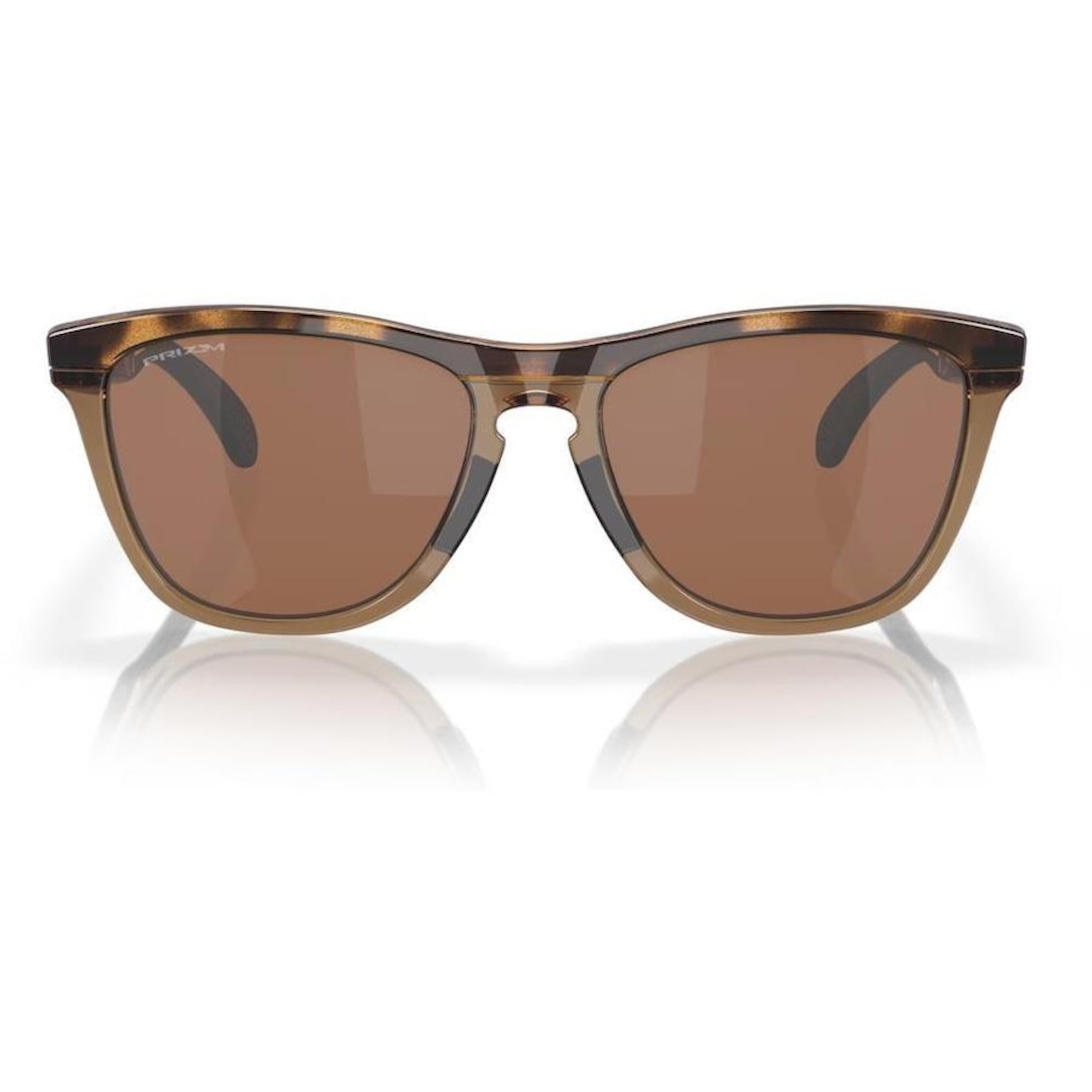 Óculos de Sol Unissex Oakley Frogskins Brown Tortoise Brown Smoke 07 - Foto 4