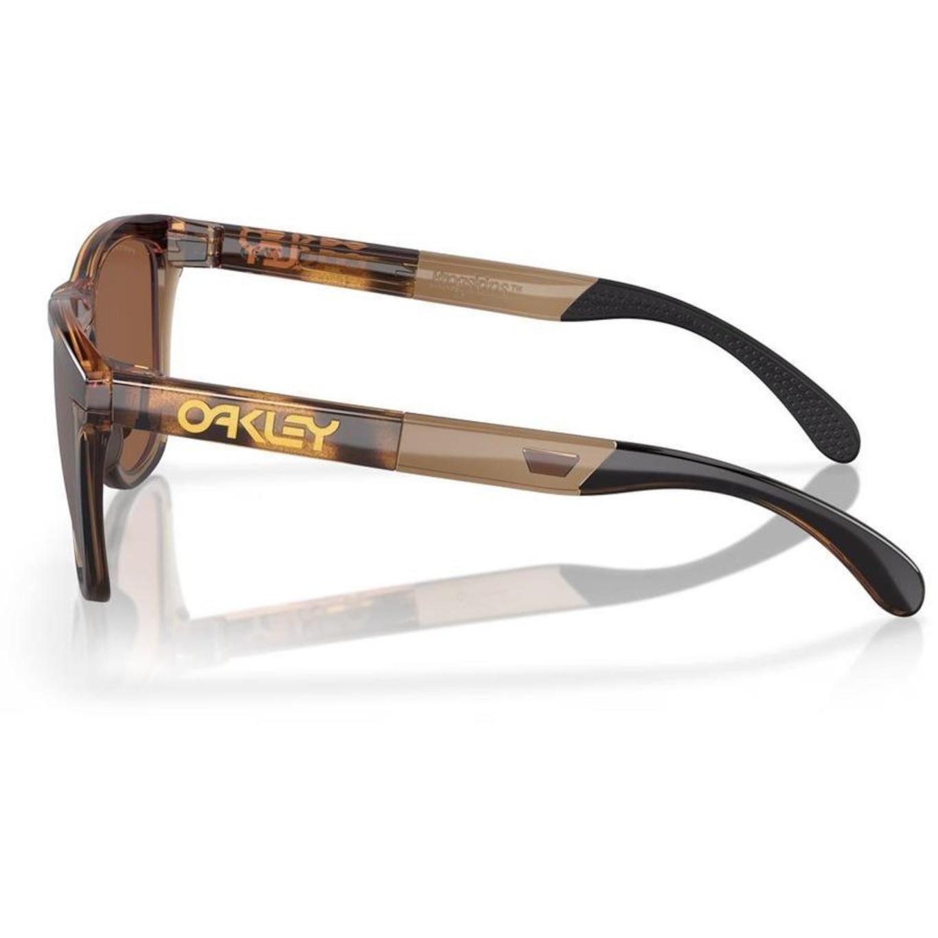 Óculos de Sol Unissex Oakley Frogskins Brown Tortoise Brown Smoke 07 - Foto 5