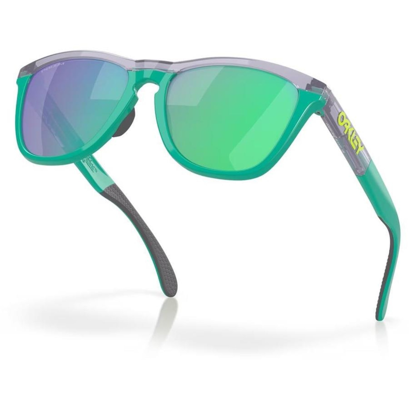 Óculos de Sol Unissex Oakley Frogskins Prizm Jade - Foto 2