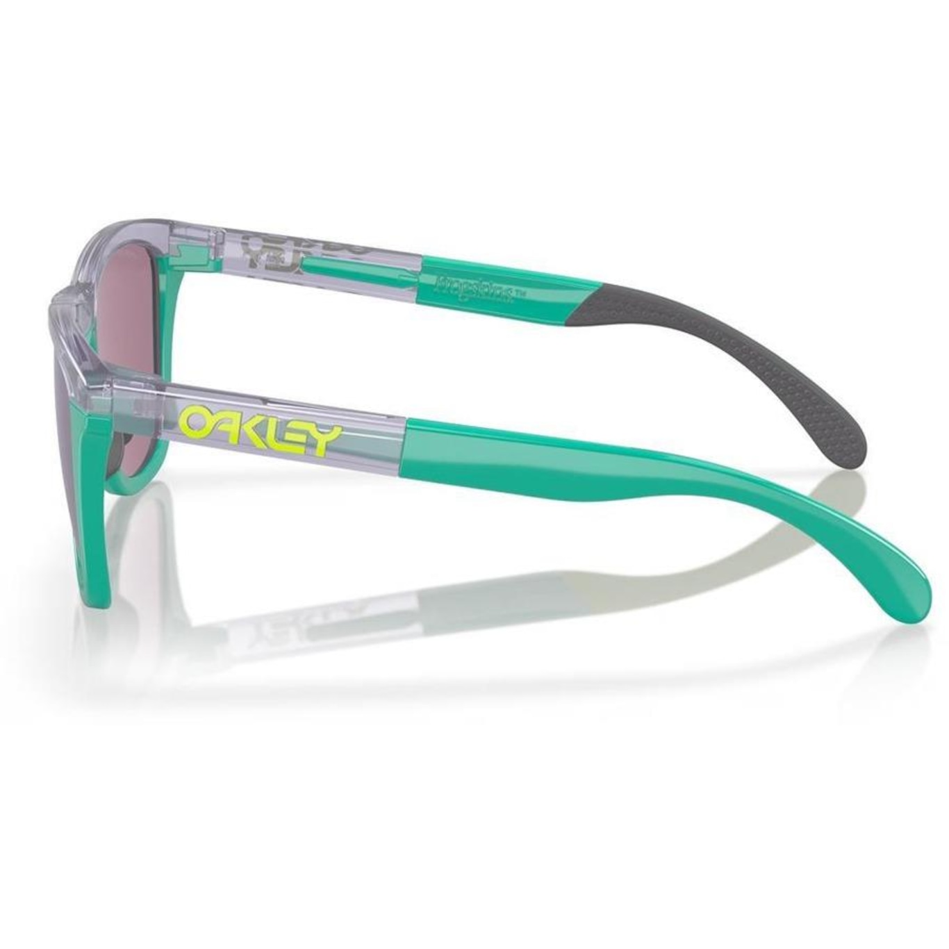 Óculos de Sol Unissex Oakley Frogskins Prizm Jade - Foto 5