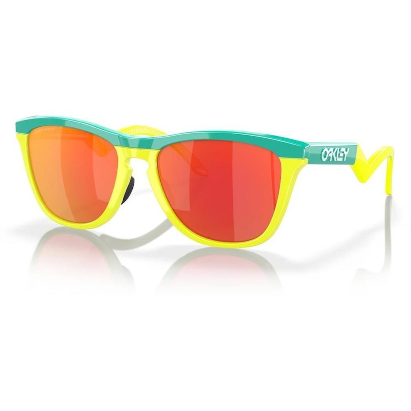 Óculos de Sol Unissex Oakley Frogskins Celeste Tennis Ball Yellow 02 - Foto 1