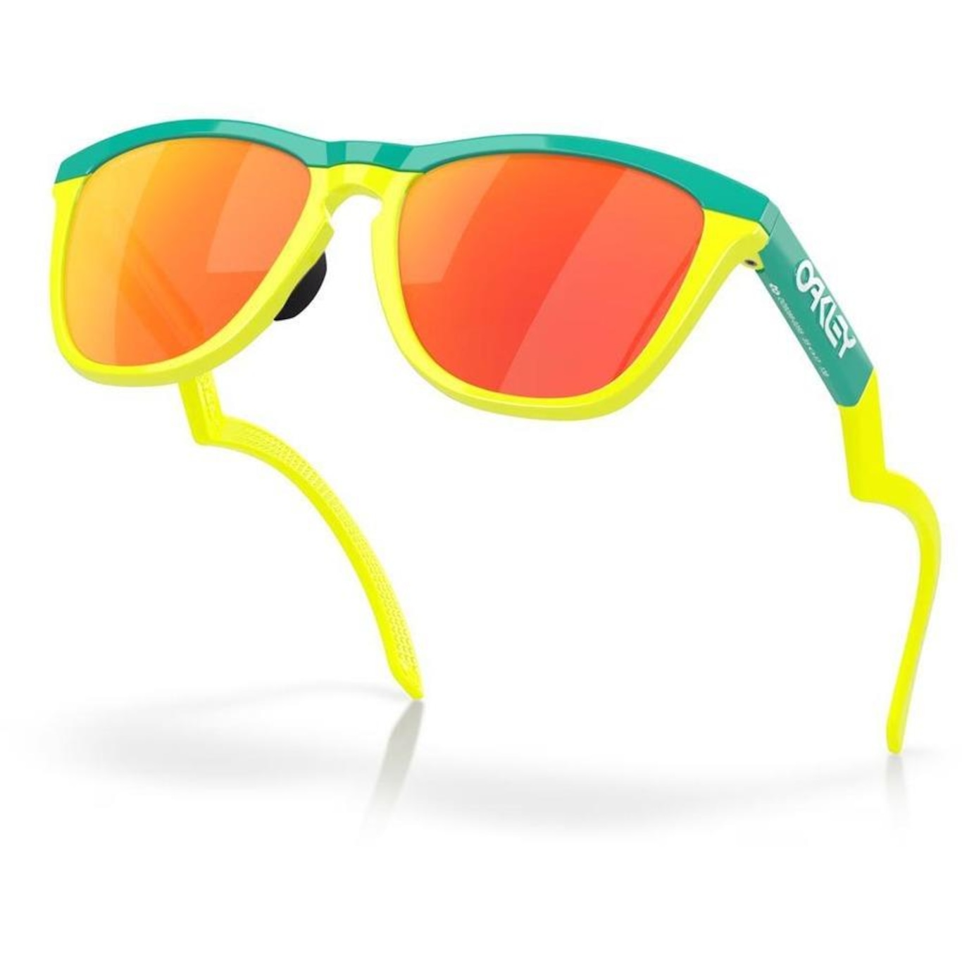 Óculos de Sol Unissex Oakley Frogskins Celeste Tennis Ball Yellow 02 - Foto 5