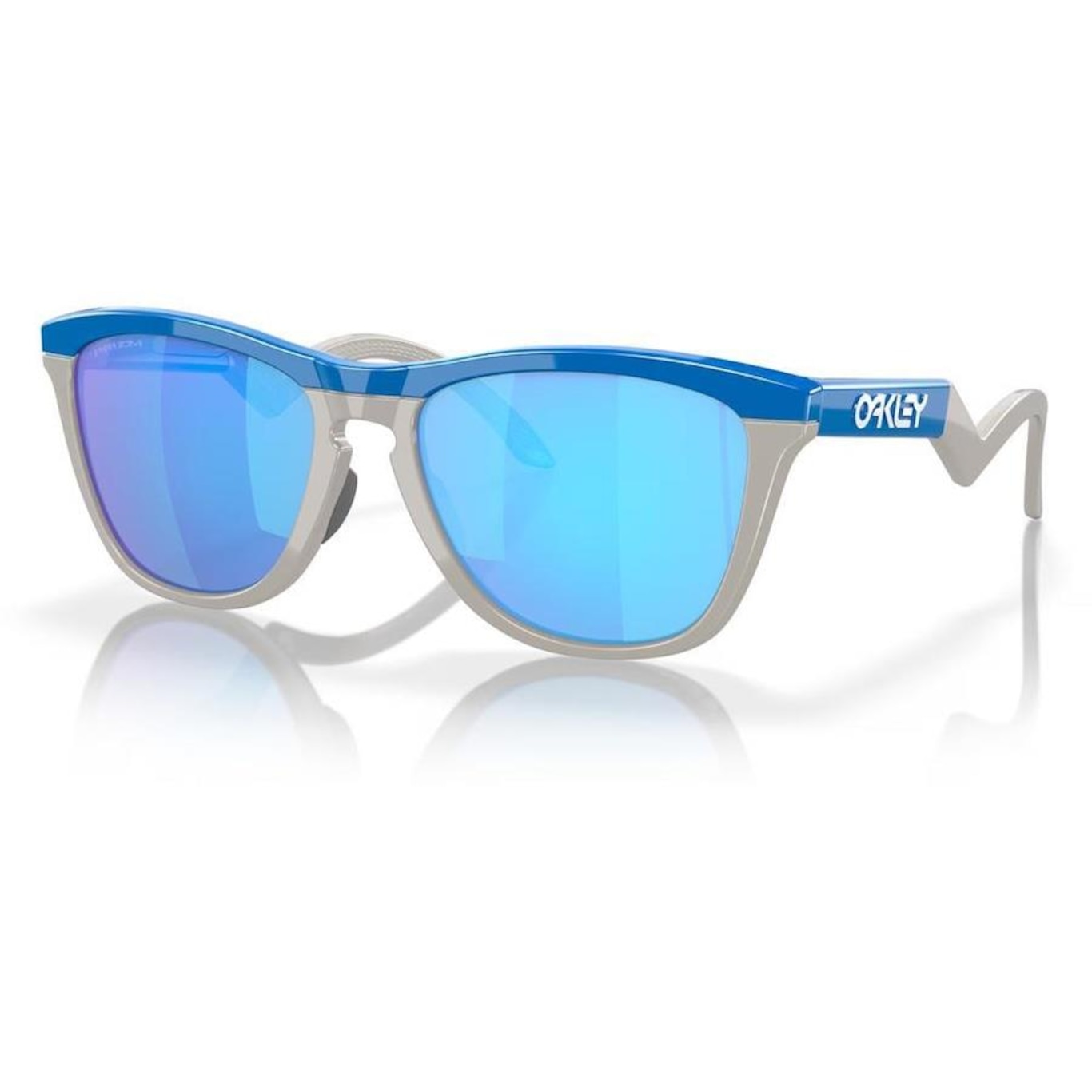 Óculos de Sol Unissex Oakley Frogskins Primary Blue Cool Grey 0355 - Foto 1