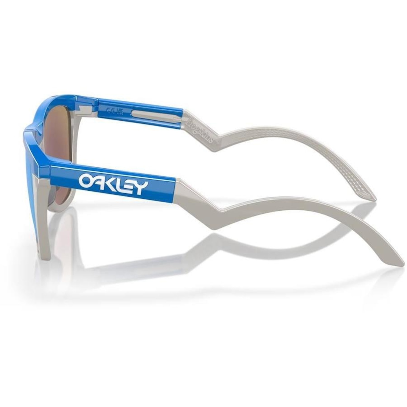 Óculos de Sol Unissex Oakley Frogskins Primary Blue Cool Grey 0355 - Foto 2