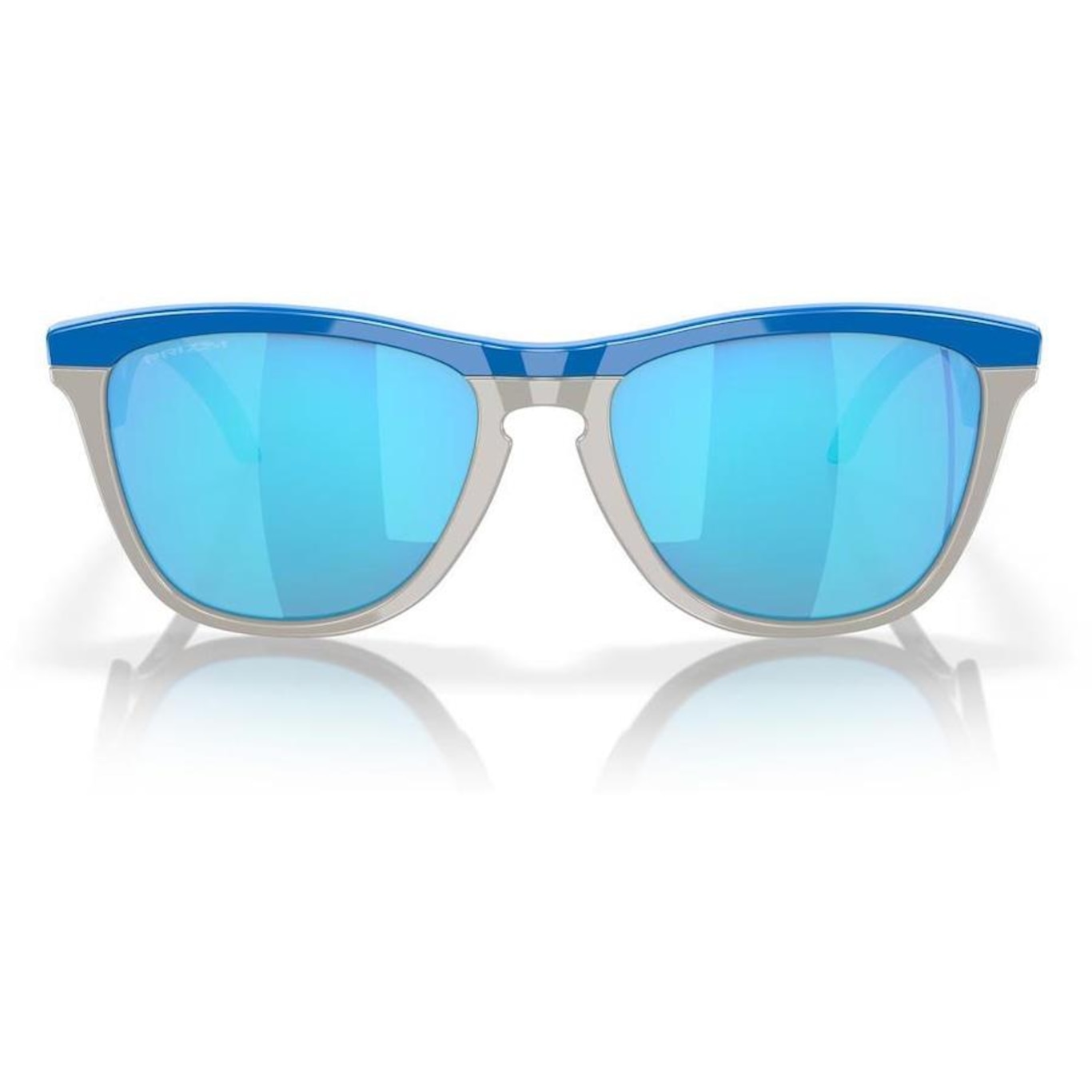 Óculos de Sol Unissex Oakley Frogskins Primary Blue Cool Grey 0355 - Foto 4