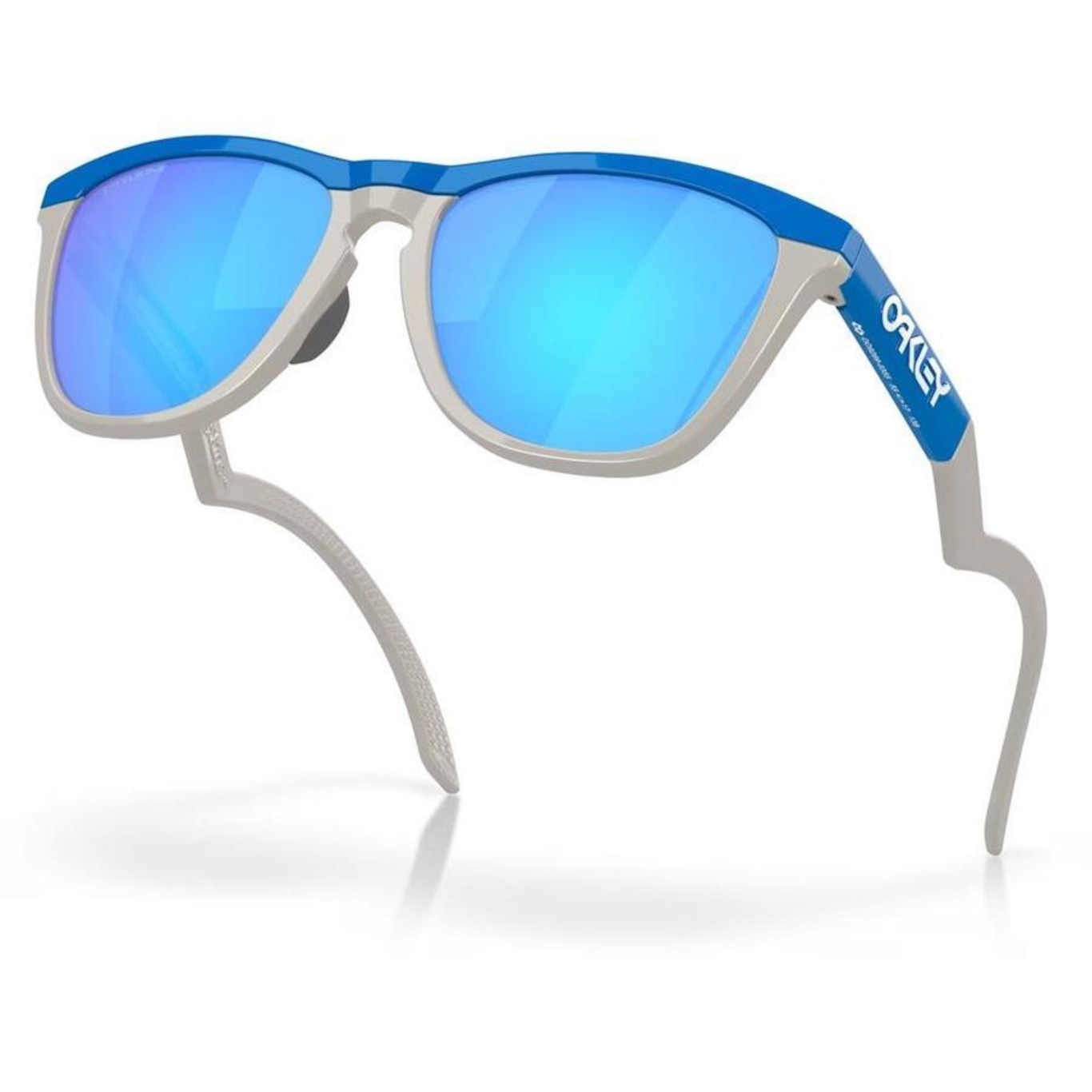 Óculos de Sol Unissex Oakley Frogskins Primary Blue Cool Grey 0355 - Foto 5