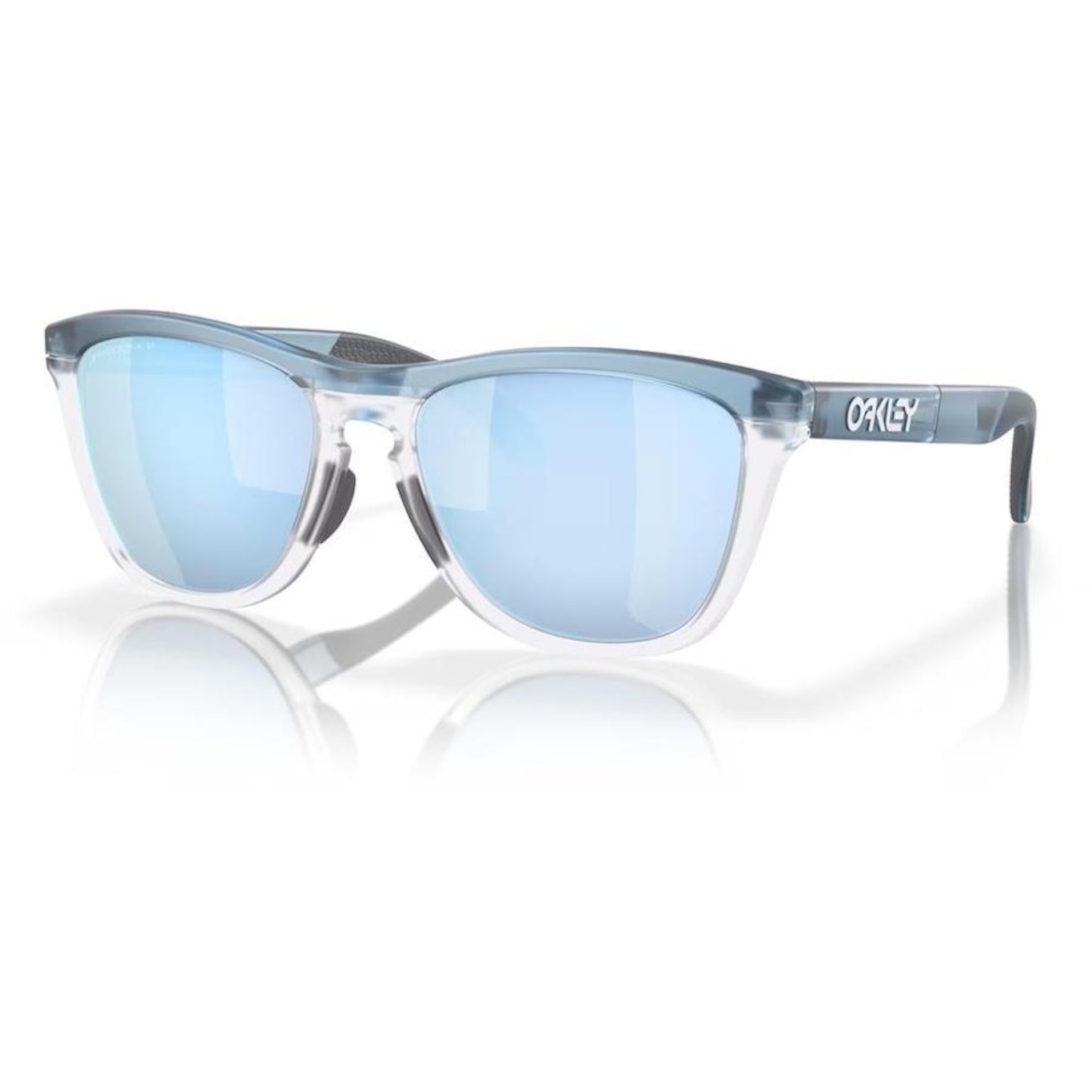 Óculos de Sol Unissex Oakley Frogskins Transparent Stonewash 0955 - Foto 1